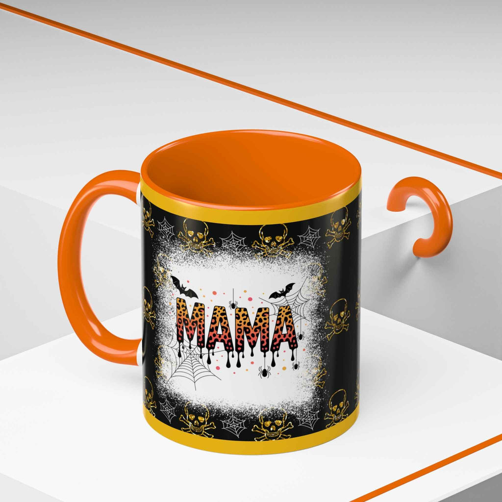Spooky Mama Coffee Mug - Unique Personalized Halloween Gift, Goth Decor, Witchy Mug