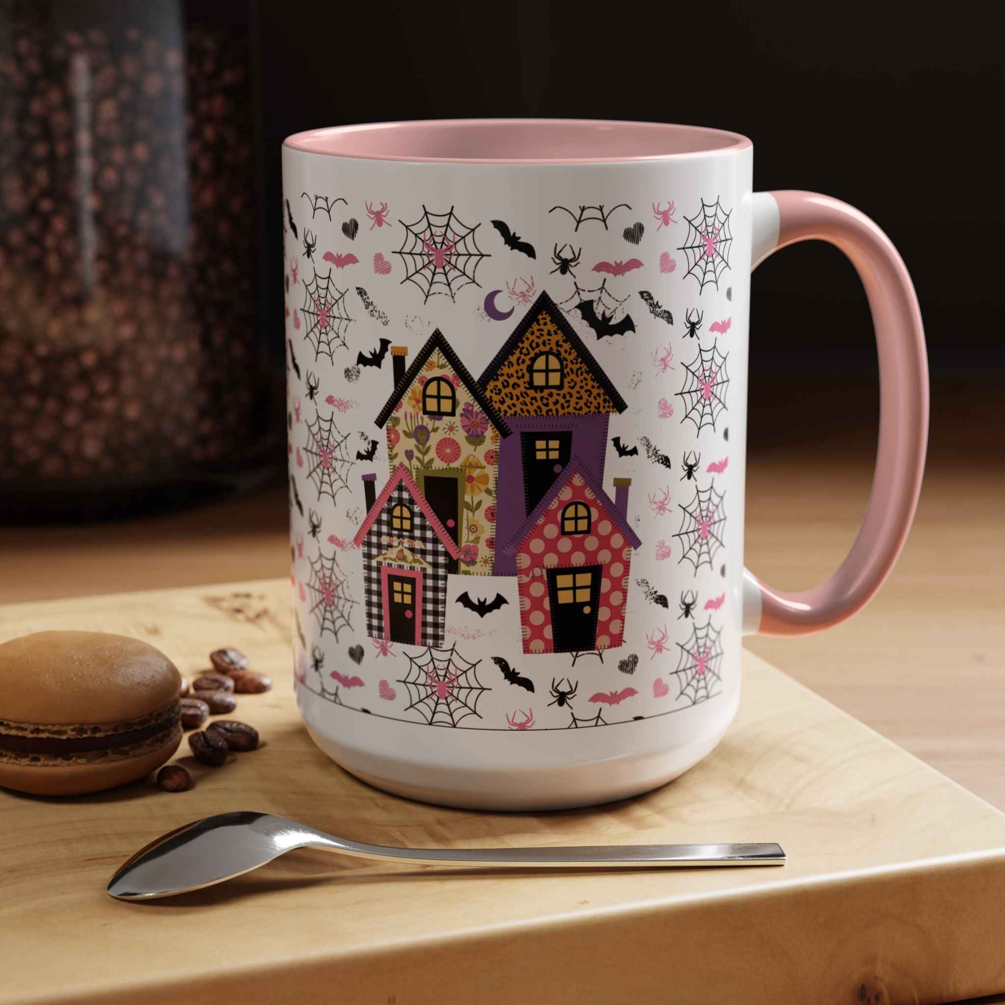 Halloween Coffee Mug | Spooky House Design, Perfect Fall Decor and Witchy Gifts for Autumn Celebrations and Cozy Nights