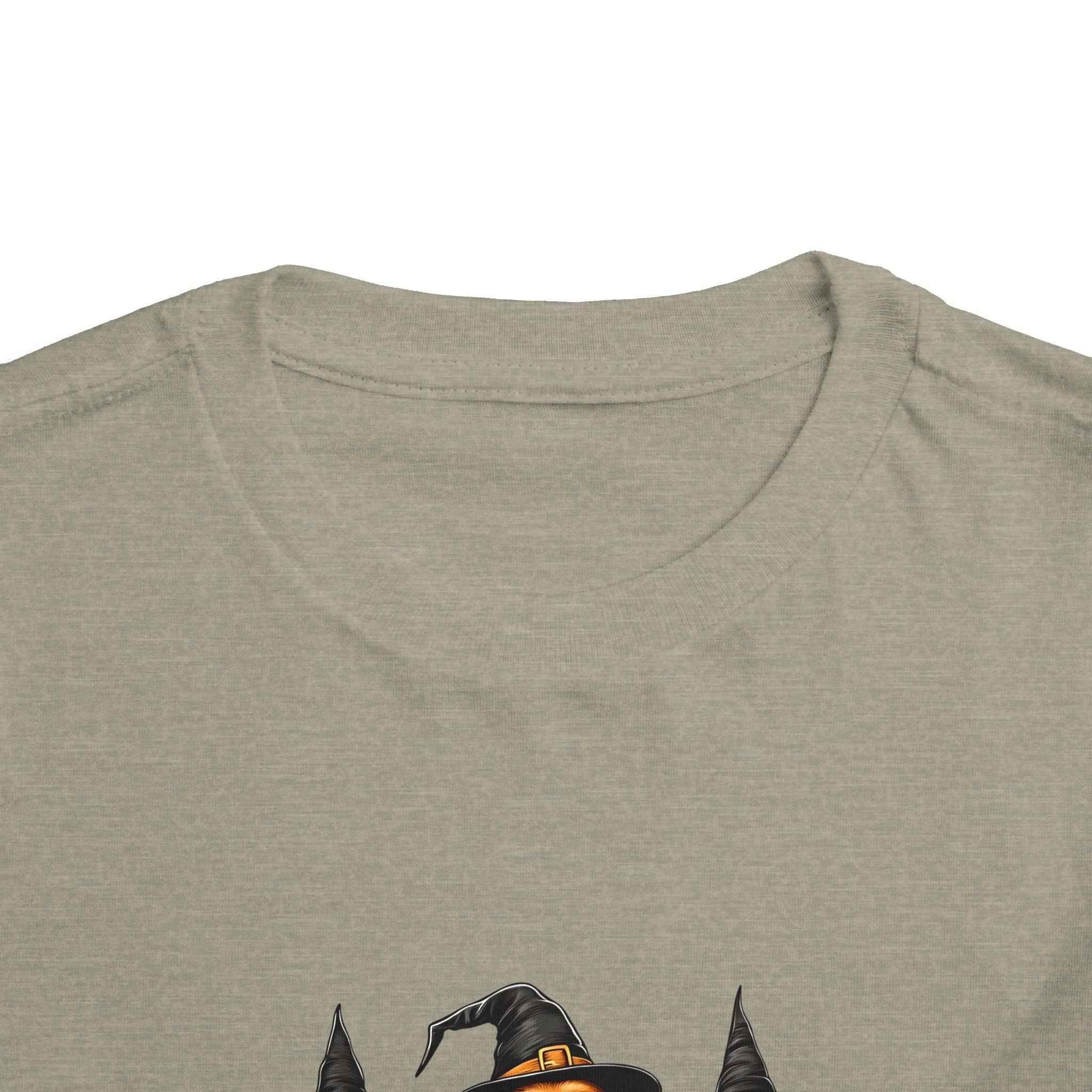 Halloween Puppy Witch Tee - Cute Toddler Shirt for Kids' Halloween Fun
