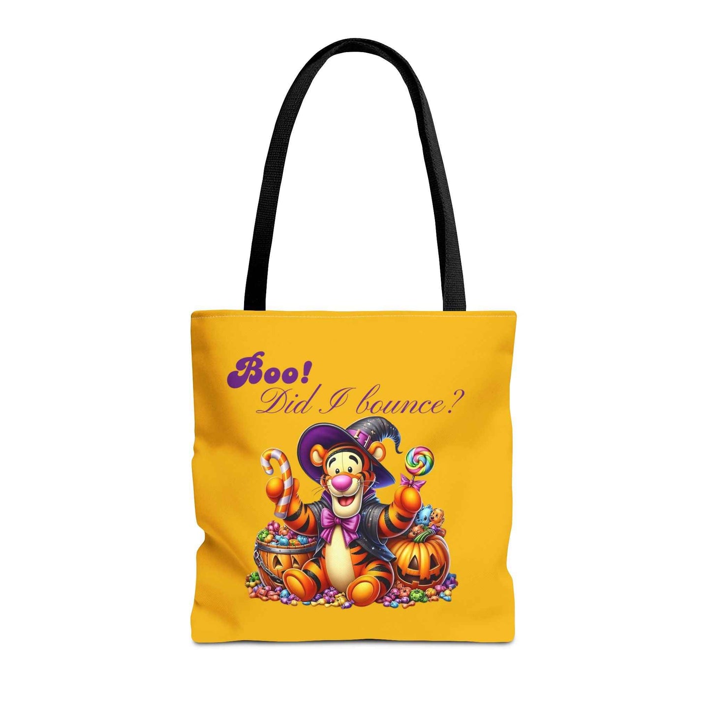 Halloween Tote Bag - Boo! Did I Bounce? Fun Trick or Treat Bag, Cute Gift for Halloween Lovers, Seasonal Shopping Bag, Fall Decor