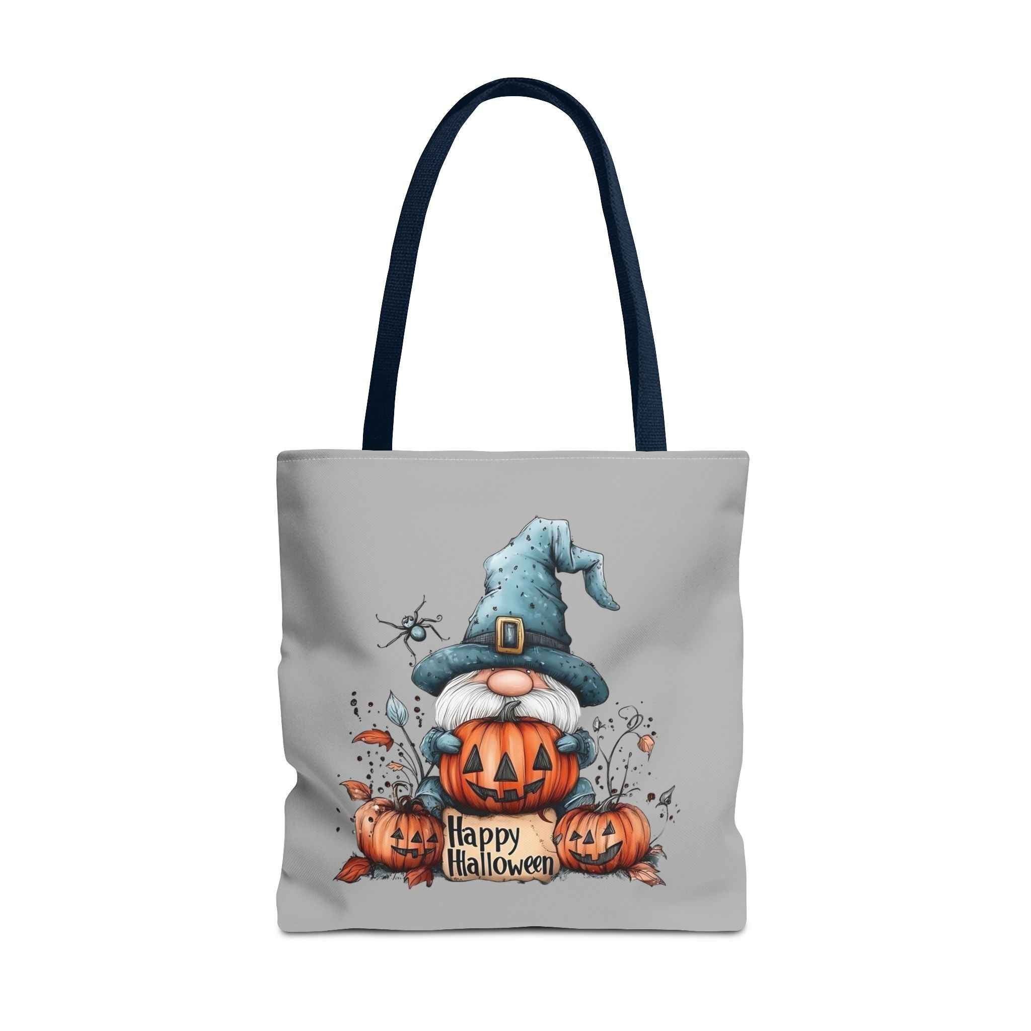Halloween Mini Tote Bag - Spooky Pumpkin Design for Trick or Treating