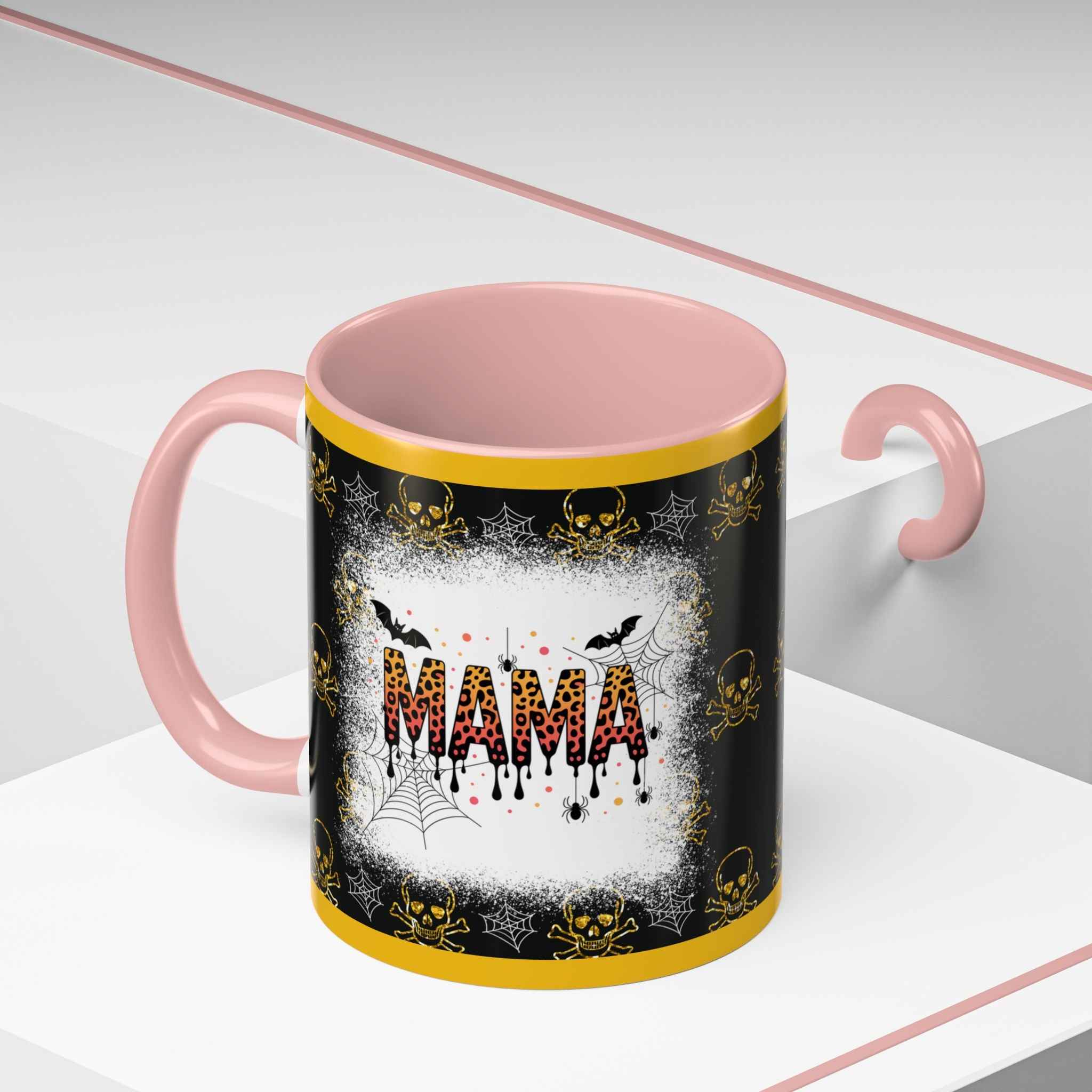 Spooky Mama Coffee Mug - Unique Personalized Halloween Gift, Goth Decor, Witchy Mug