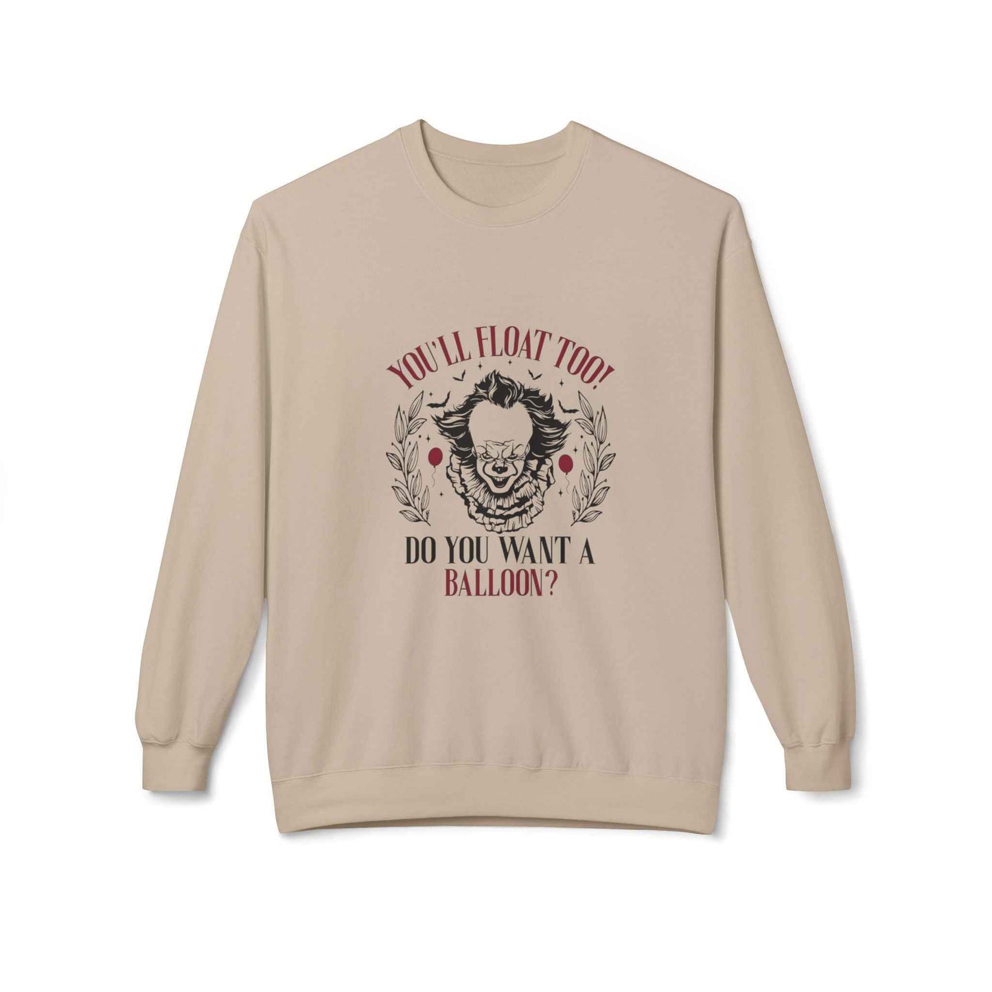 Creepy Chills Sweatshirt - Scary Movie Merch for Horror Apparel Lovers