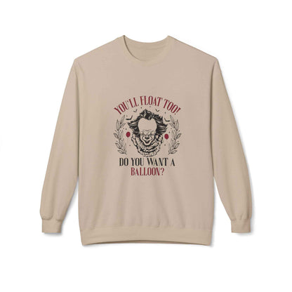 Creepy Chills Sweatshirt - Scary Movie Merch for Horror Apparel Lovers