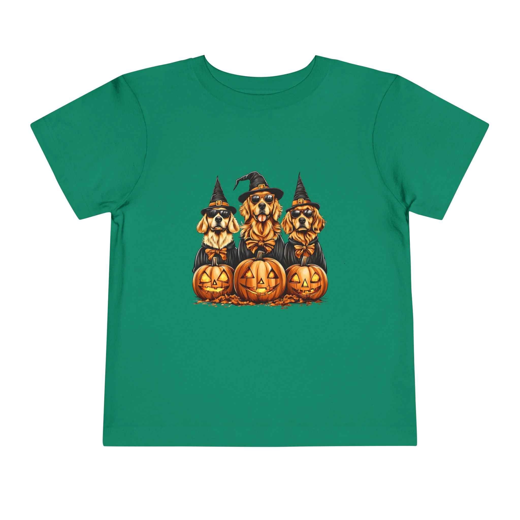 Halloween Puppy Witch Tee - Cute Toddler Shirt for Kids' Halloween Fun