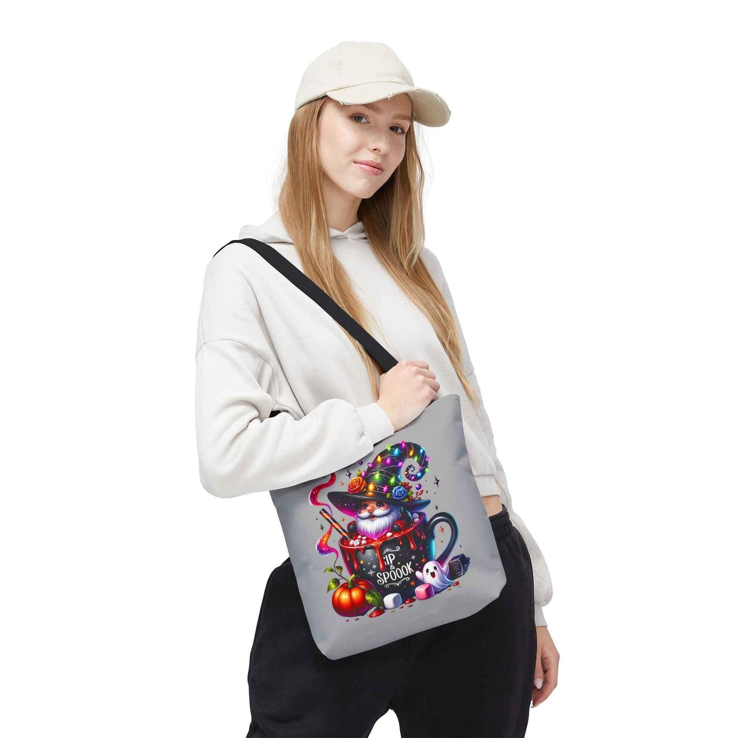 Halloween Gnome Tote Bag for Whimsical Shopping Adventures