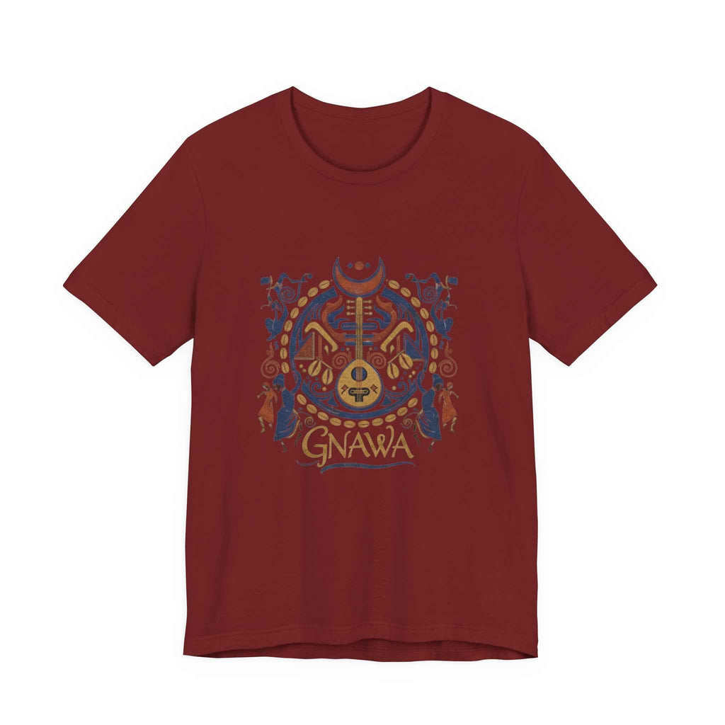 T-Shirt Gnawa Morocco Essaouira Short Sleeve Tee - Perfect Gnawa Morocco T-Shirt for Every Occasion