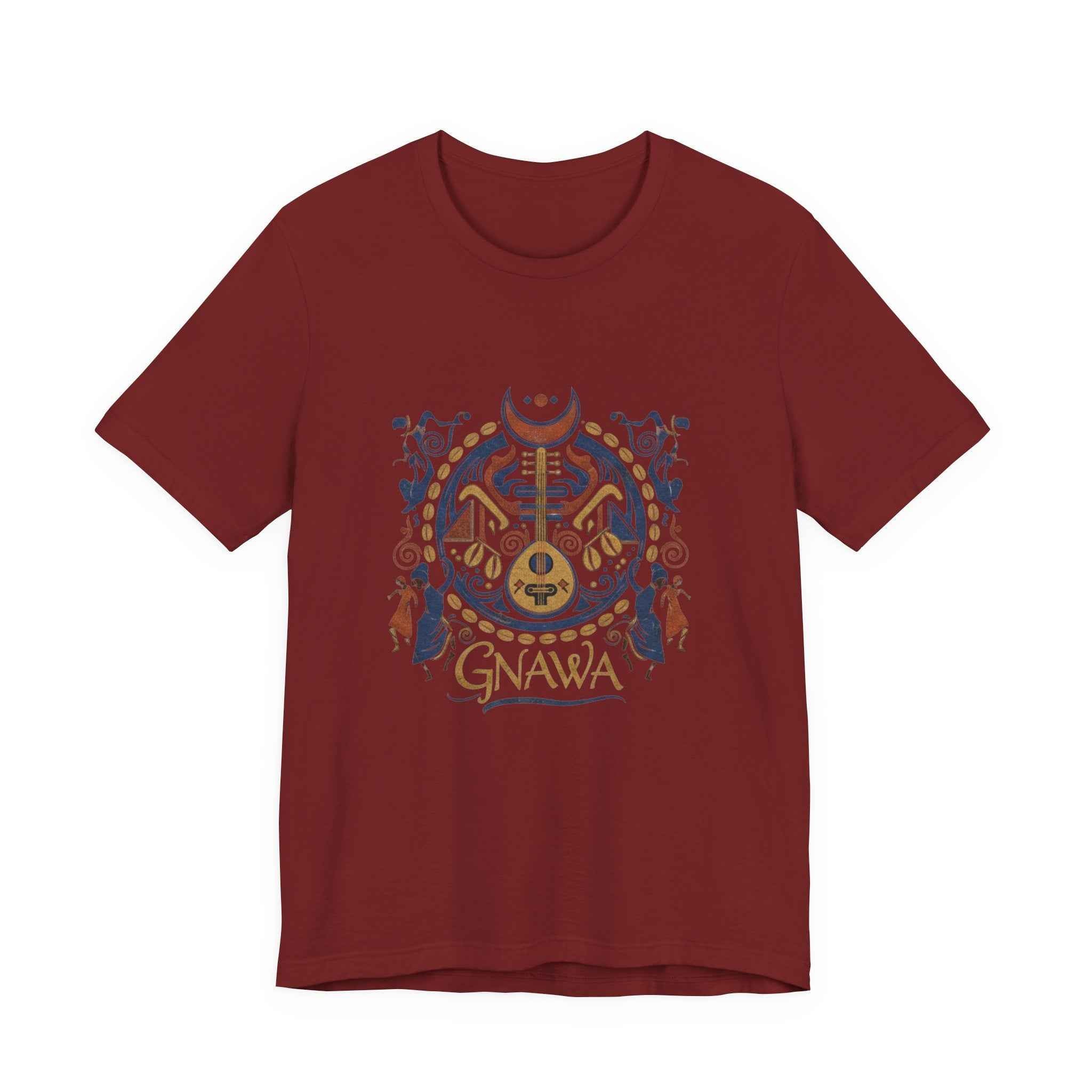 T-Shirt Gnawa Morocco Essaouira Short Sleeve Tee - Perfect Gnawa Morocco T-Shirt for Every Occasion