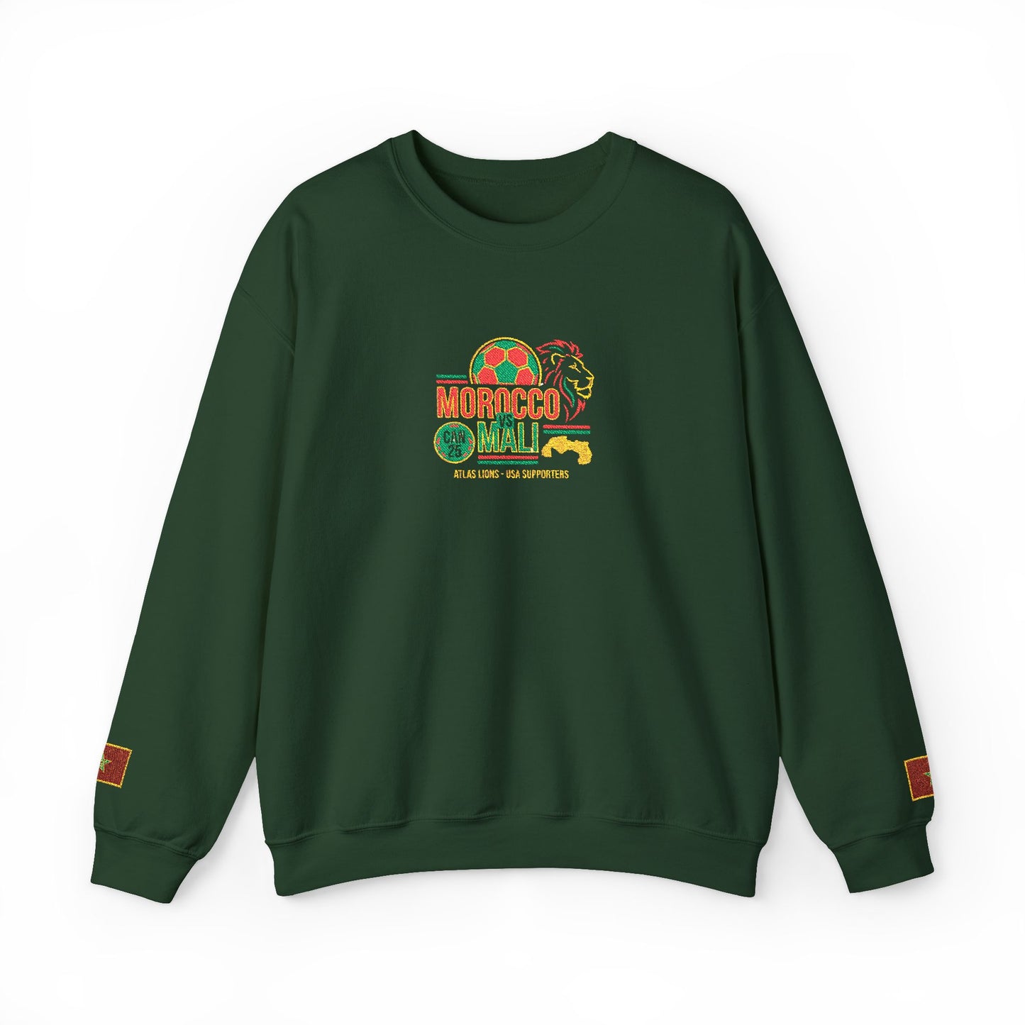 Morocco Mali Crewneck Sweatshirt - Show Your Support for Morocco in the USA