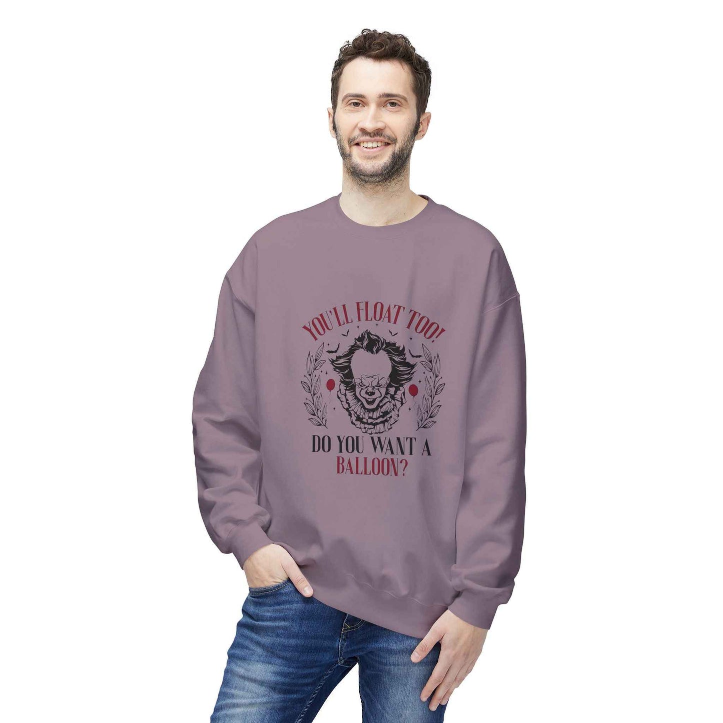 Creepy Chills Sweatshirt - Scary Movie Merch for Horror Apparel Lovers