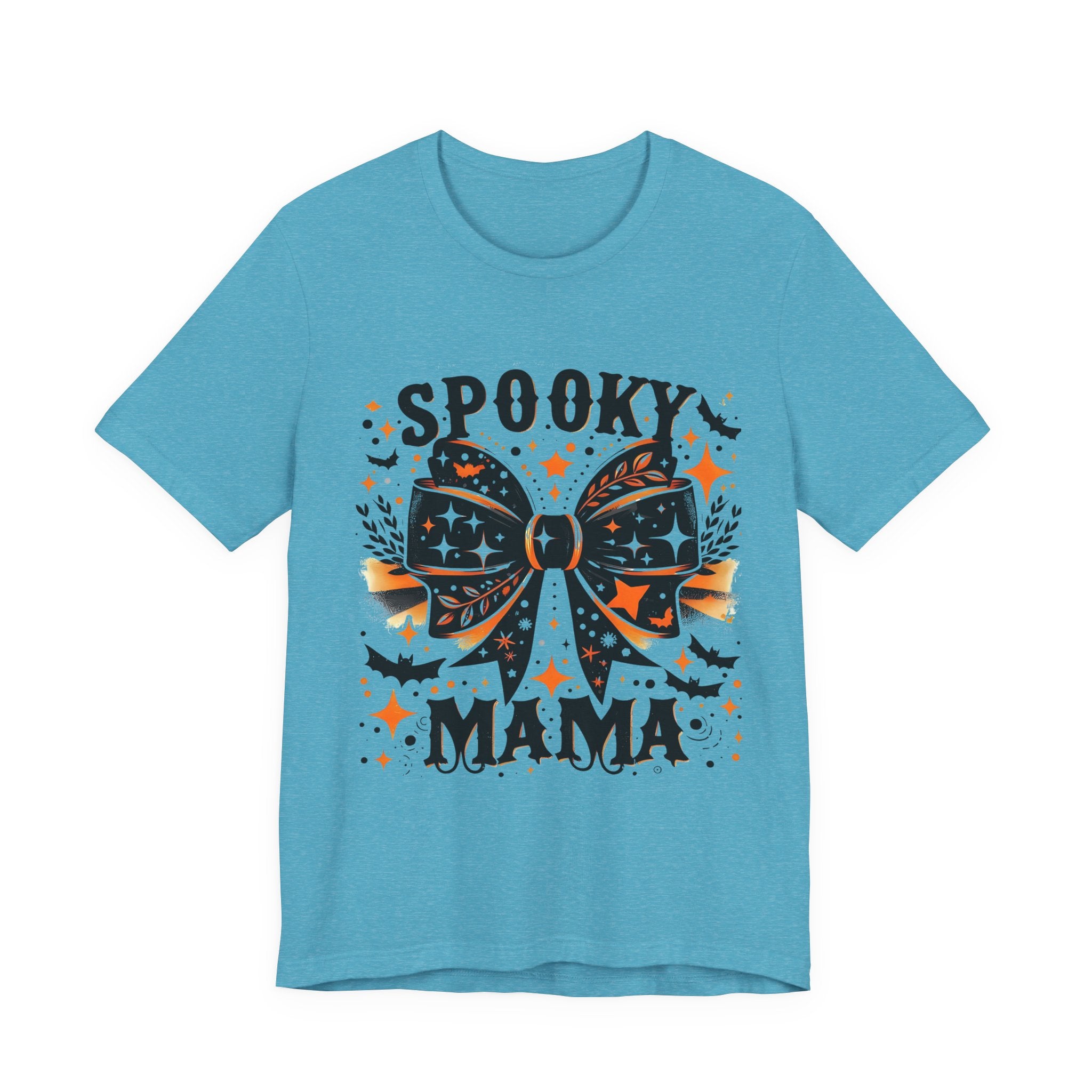 Spooky Mama T-Shirt - Unisex Jersey Tee for Halloween, Family Events, Gifts for Moms, Autumn Fashion, Casual Wear