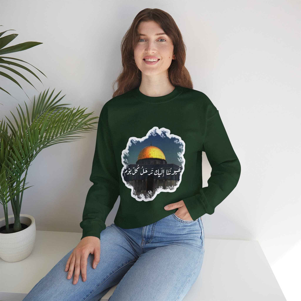 Palestine Best Sweatshirt - Heavy Blend Crewneck Palestine Sweatshirt