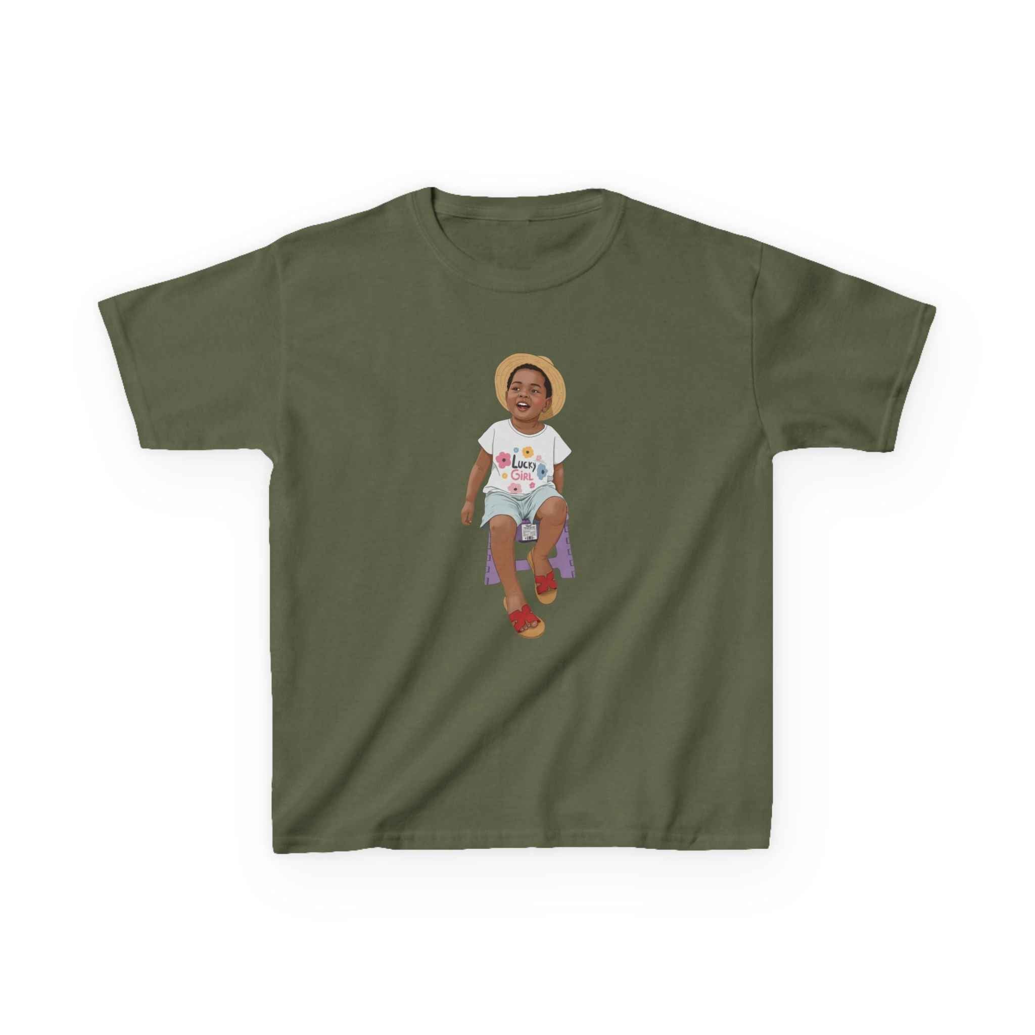 Whimsical Kids T-Shirt for Summer Fun, Cute Children's Apparel and Birthday Gift