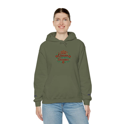 December Queen Hoodie - Queens Are Born in December Crown Birthday Sweatshirt - Ghita Shop
