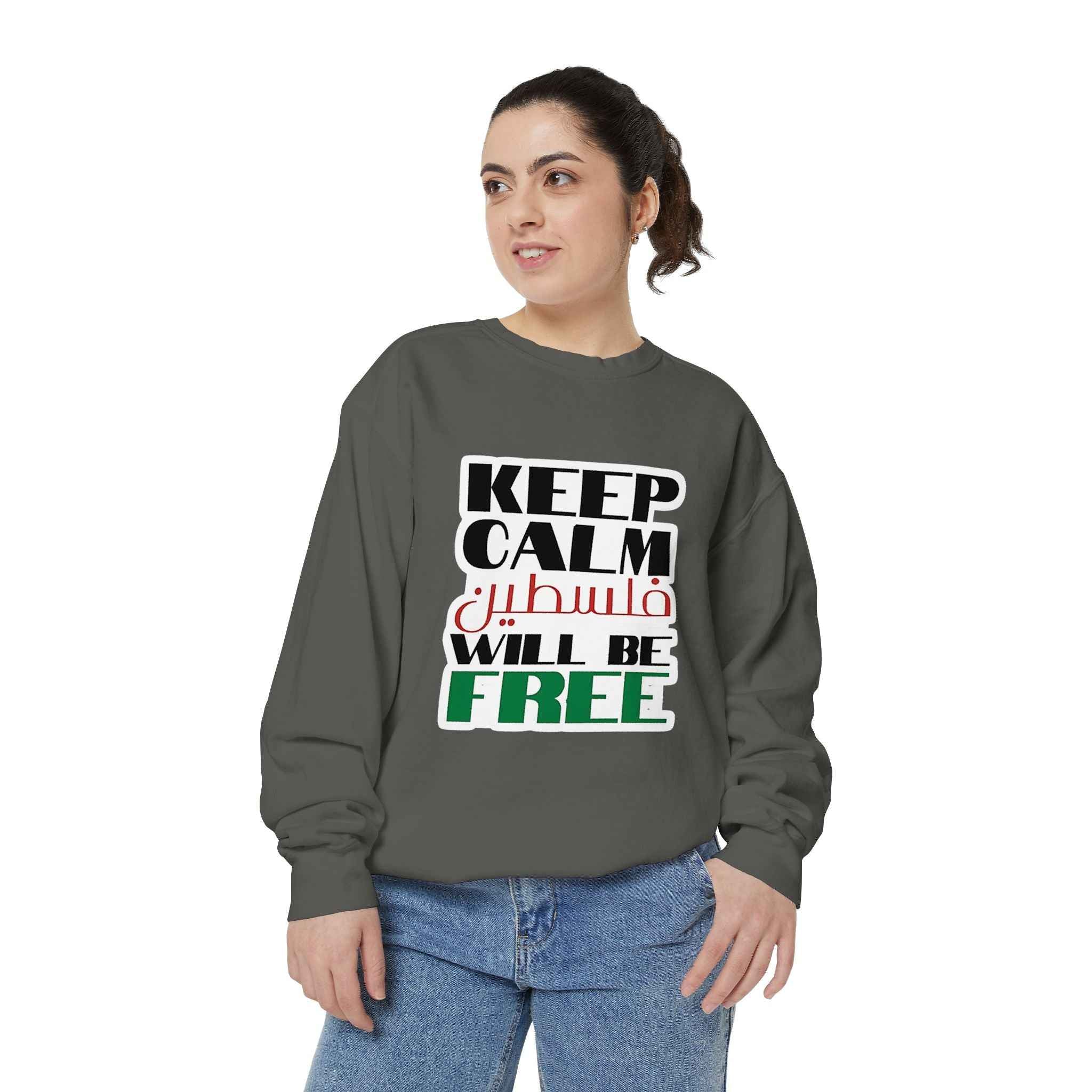 Palestine Will Be Free Sweatshirt - Unisex Ghaza Support Apparel