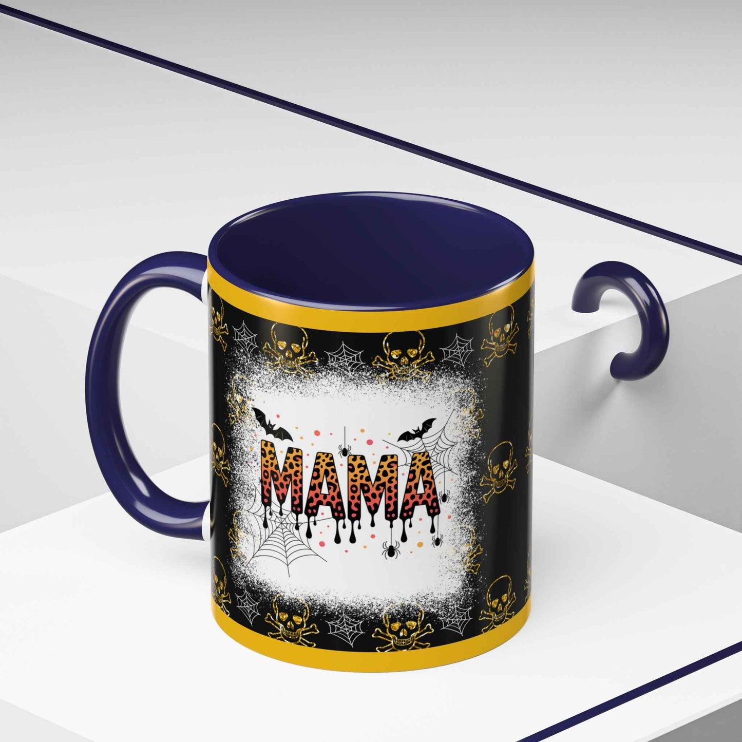 Spooky Mama Coffee Mug - Unique Personalized Halloween Gift, Goth Decor, Witchy Mug