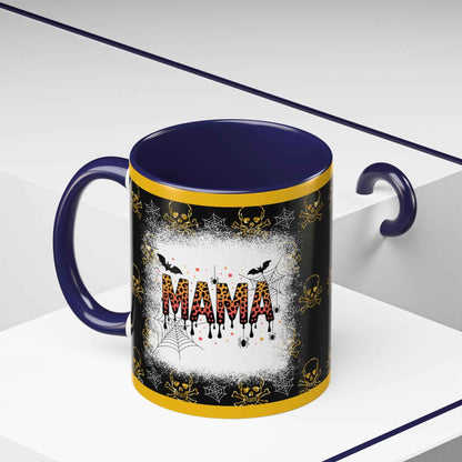 Spooky Mama Coffee Mug - Unique Personalized Halloween Gift, Goth Decor, Witchy Mug