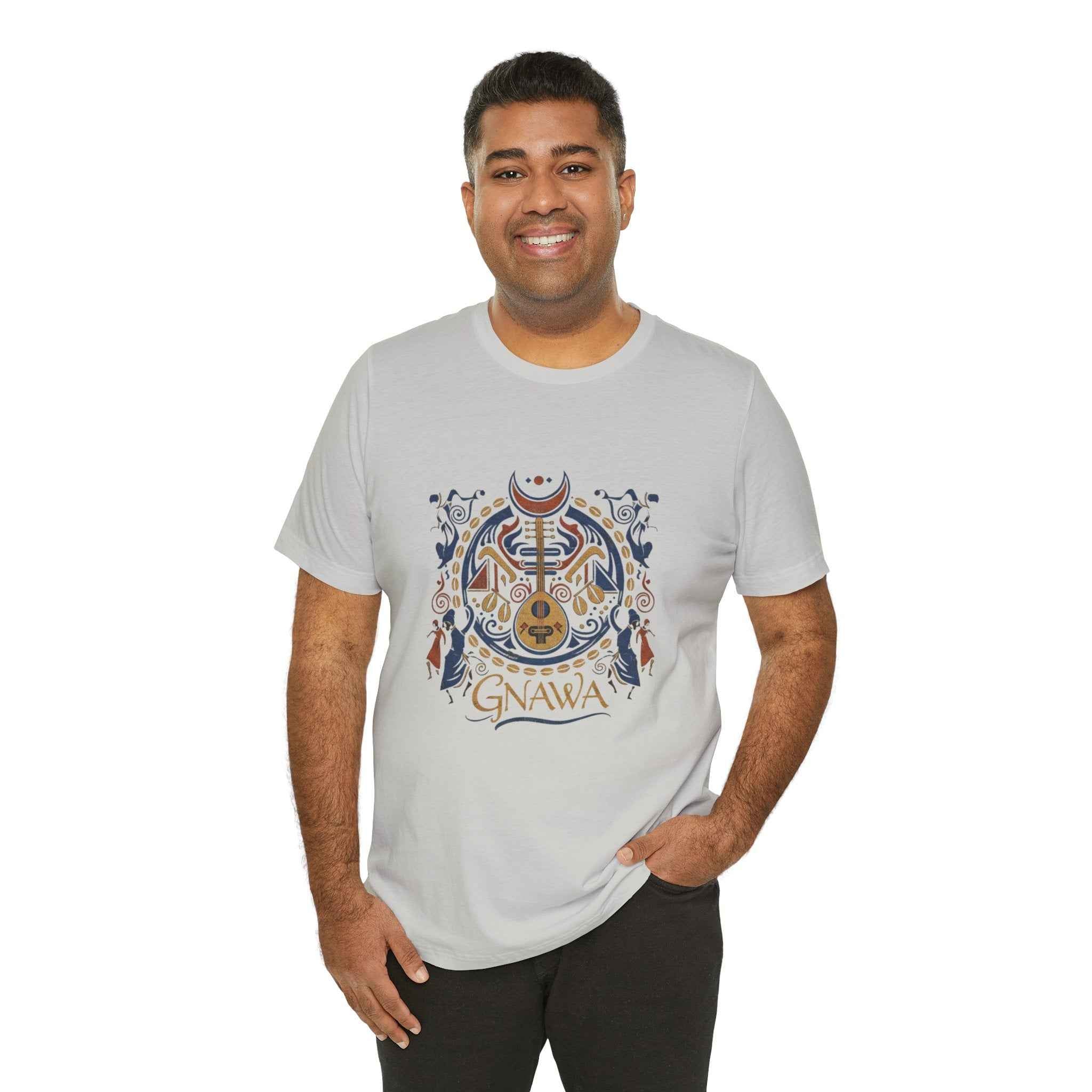 T-Shirt Gnawa Morocco Essaouira Short Sleeve Tee - Perfect Gnawa Morocco T-Shirt for Every Occasion