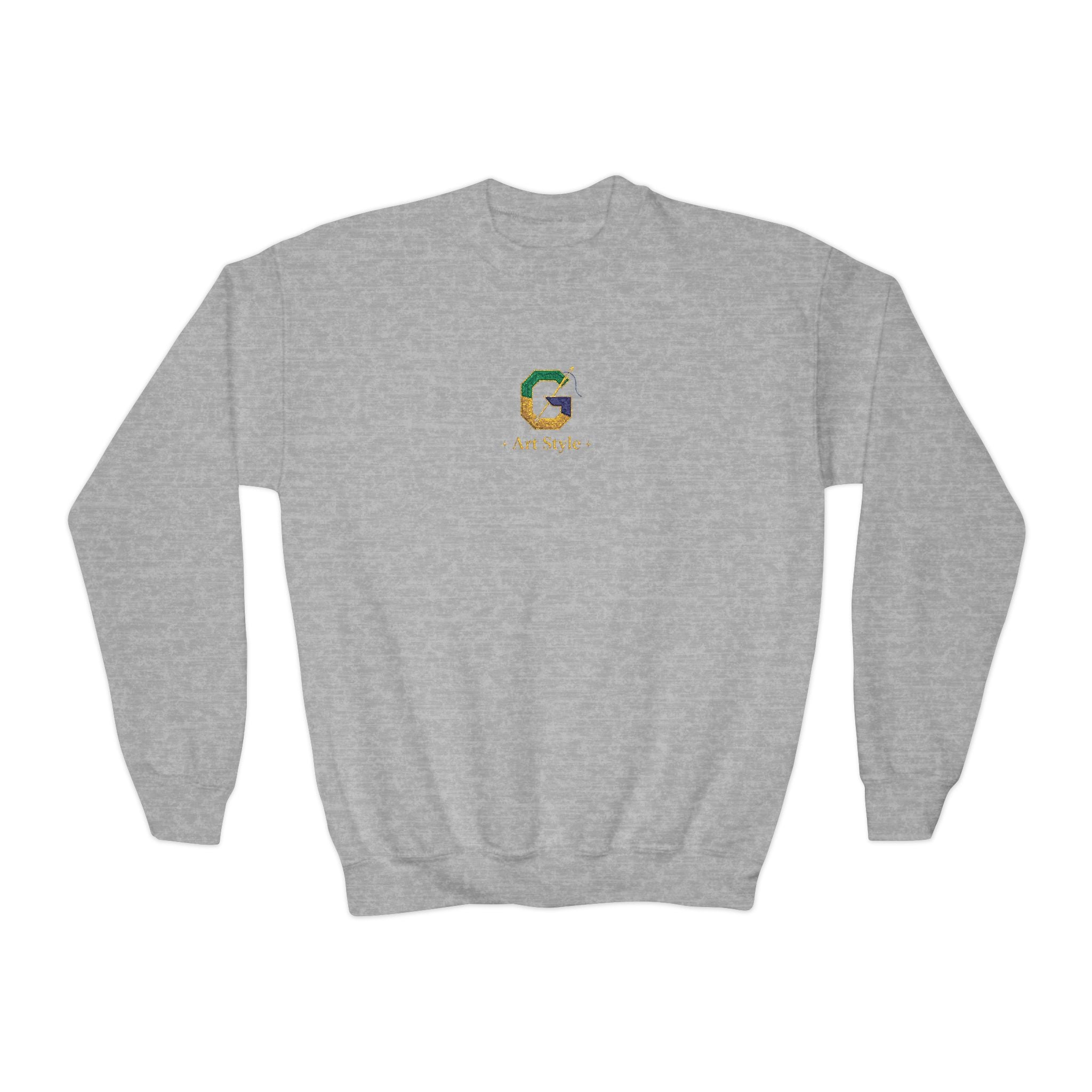 Colorful Letter G Sweatshirt for Youth - Stylish Crewneck Design