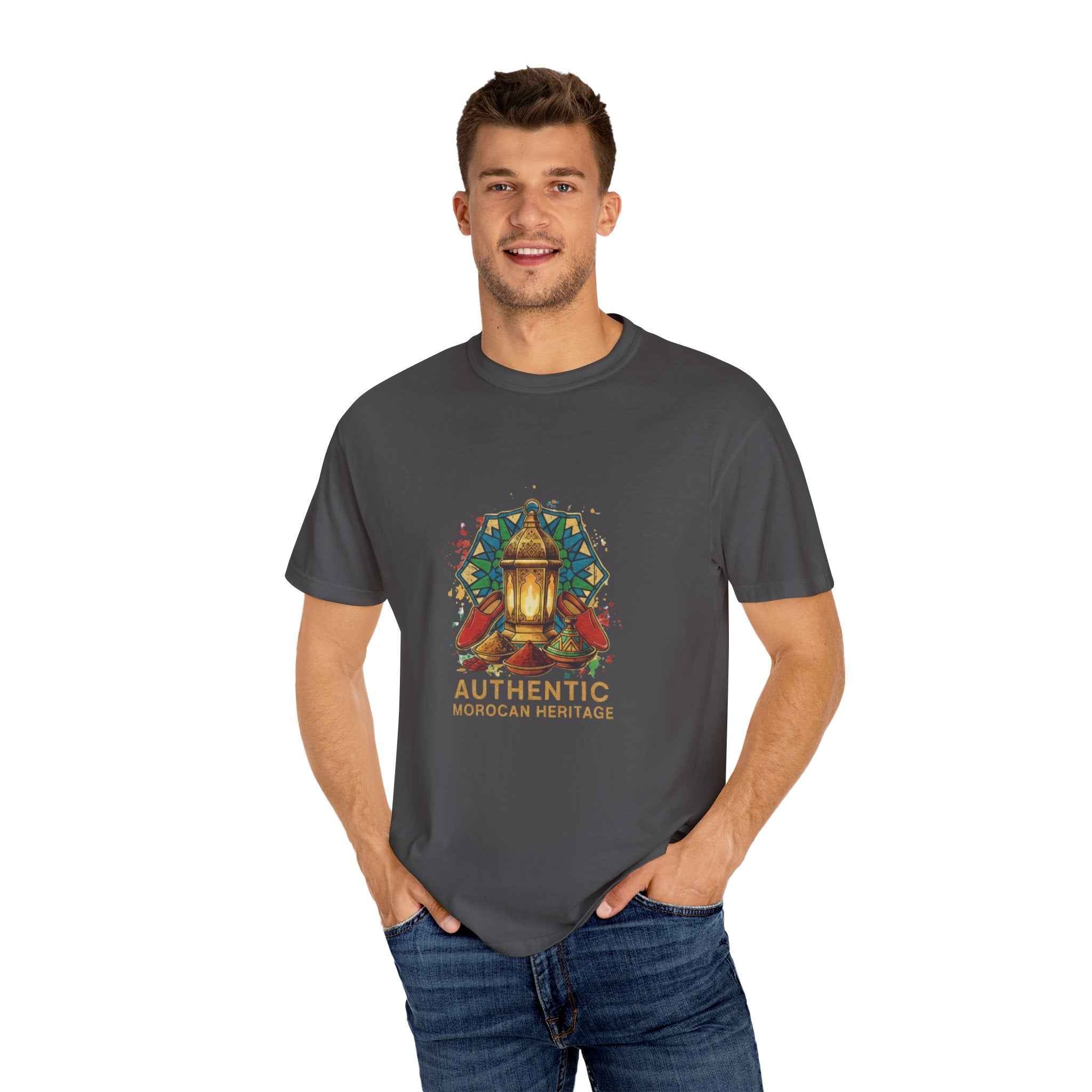 Moroccan Heritage T-Shirt - Celebrate Cultural Elegance and Style