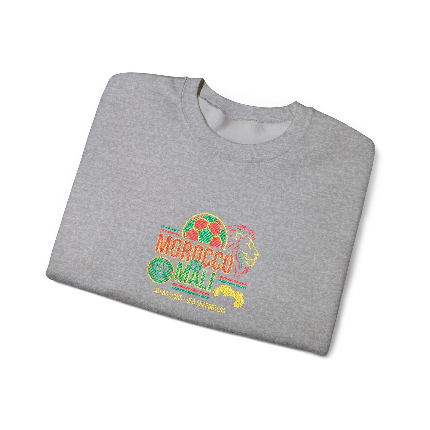 Morocco Mali Crewneck Sweatshirt - Show Your Support for Morocco in the USA