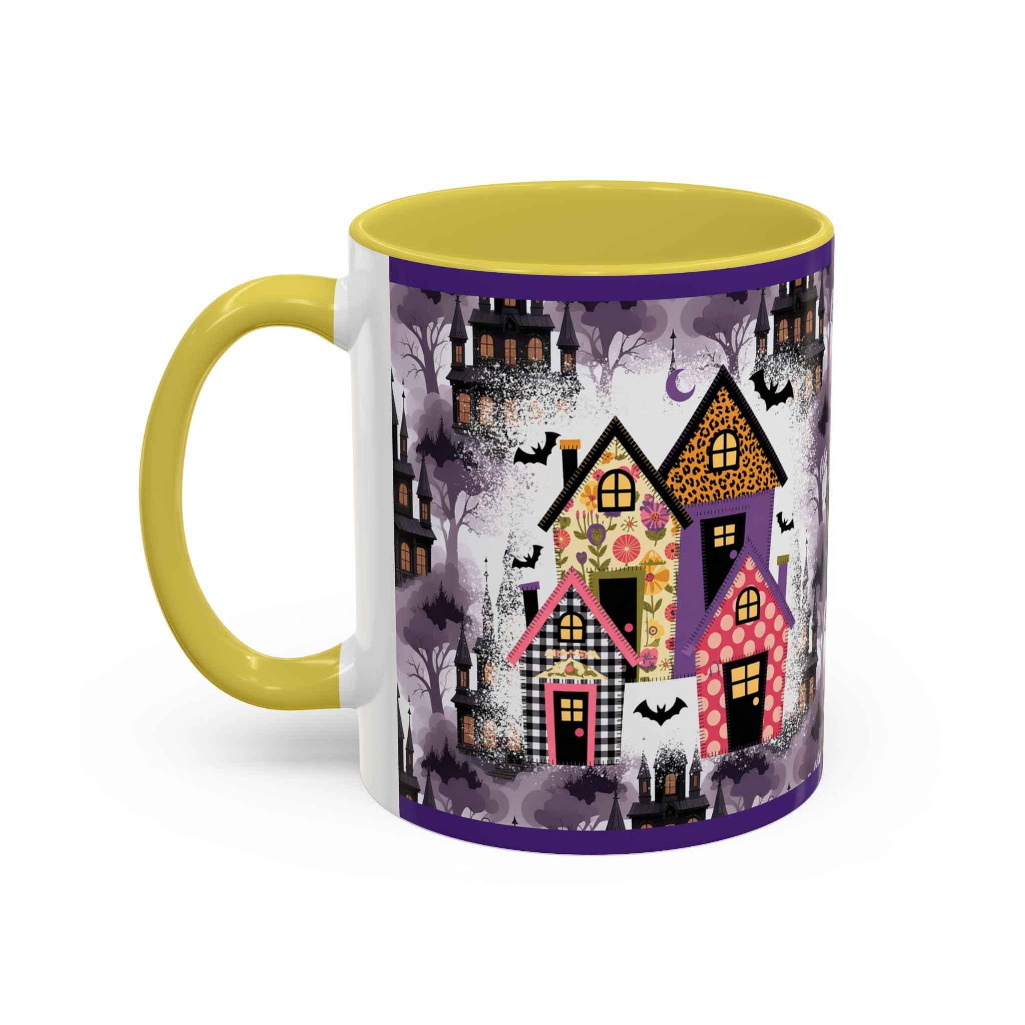 Colorful Halloween Mugs - Unique Witch-Themed Coffee Cup for Spooky Autumn Gifts