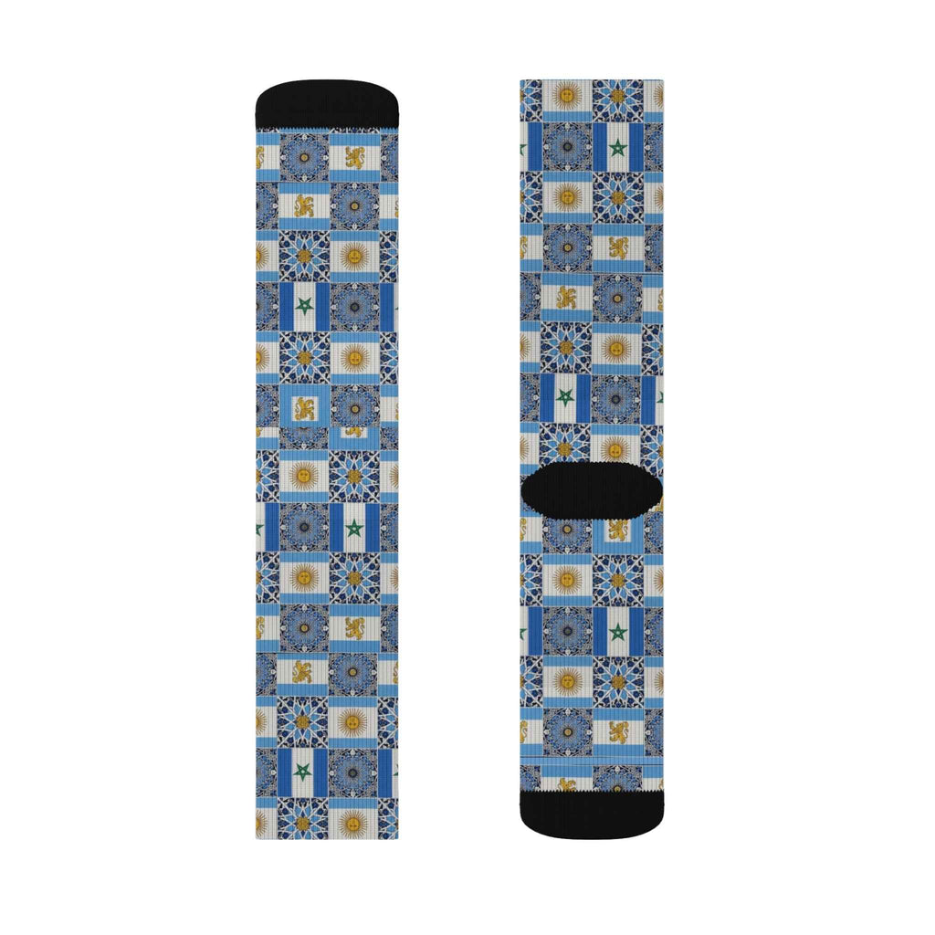 Morocco Argentina Patterned Socks - Limited Edition U20 World Cup Supporter Collection