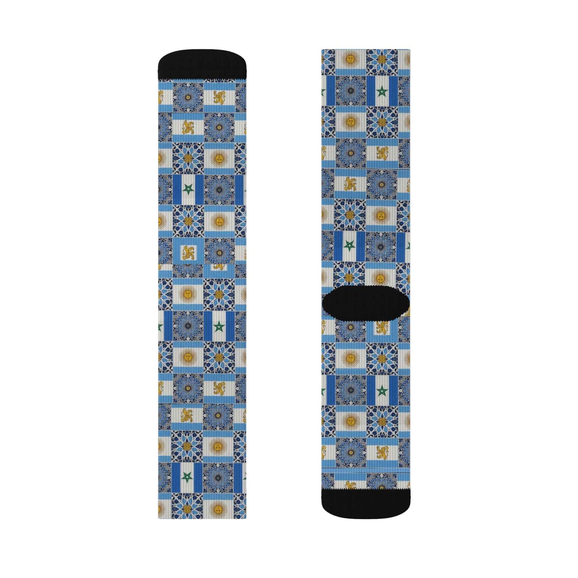 Morocco Argentina Patterned Socks - Limited Edition U20 World Cup Supporter Collection