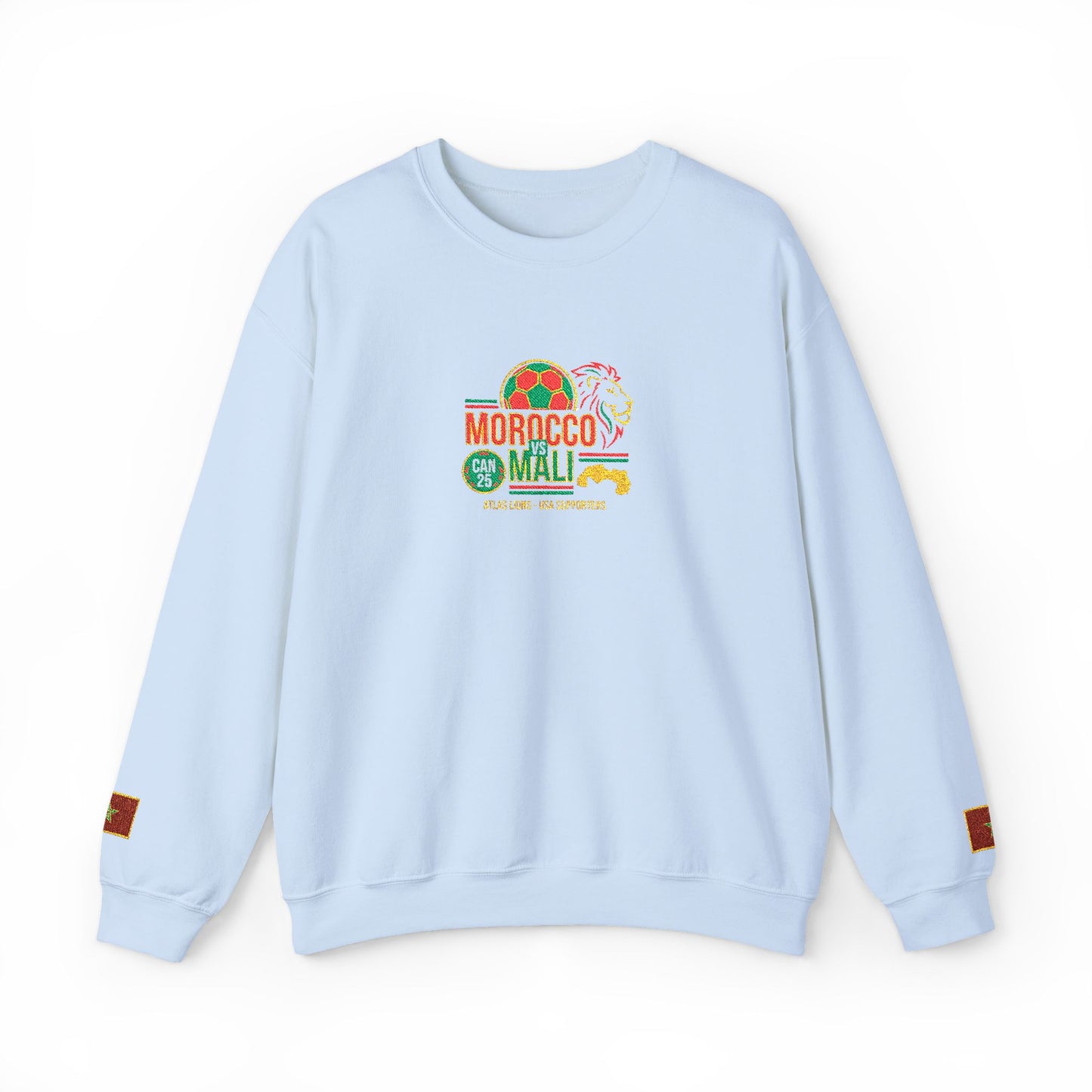 Morocco Mali Crewneck Sweatshirt - Show Your Support for Morocco in the USA