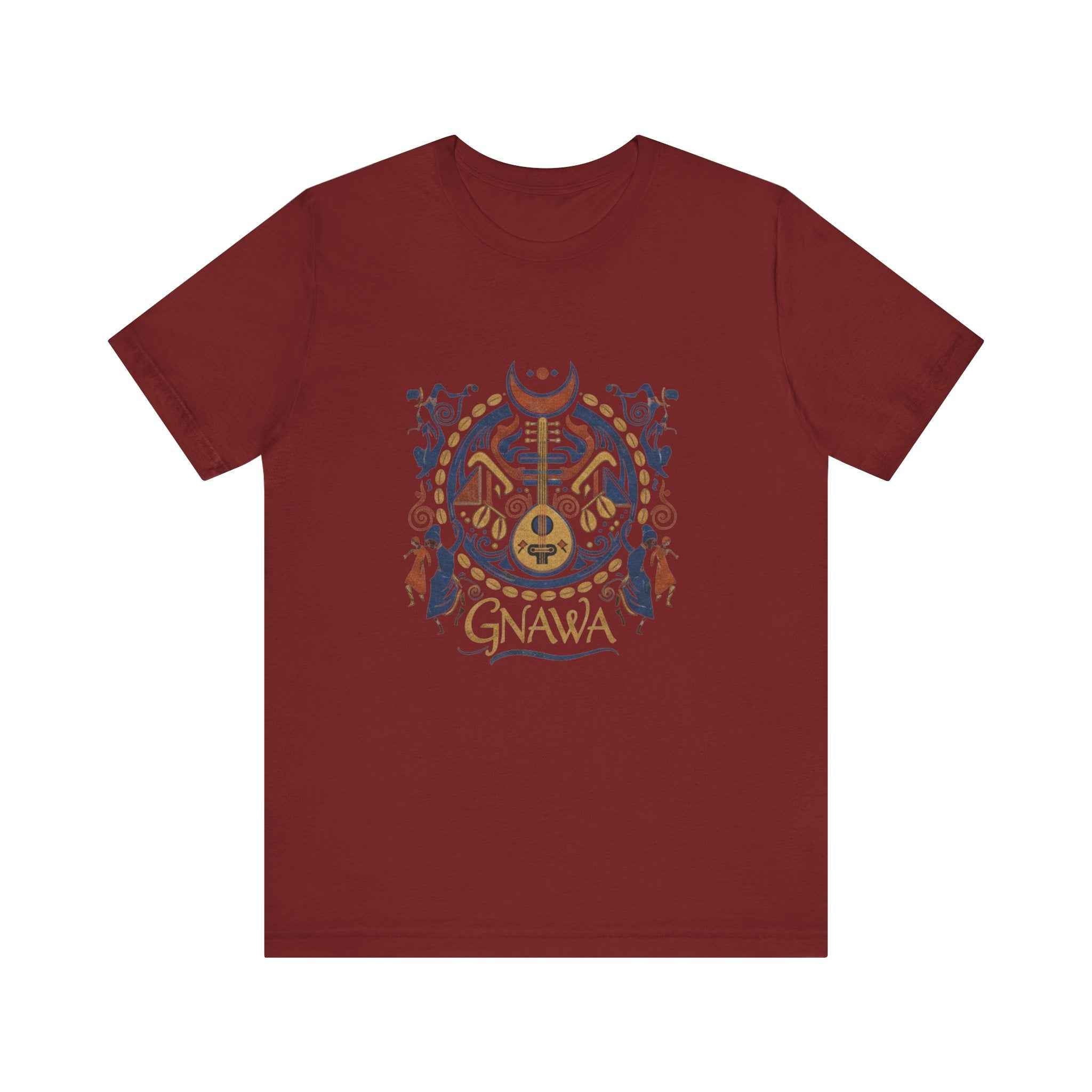 T-Shirt Gnawa Morocco Essaouira Short Sleeve Tee - Perfect Gnawa Morocco T-Shirt for Every Occasion