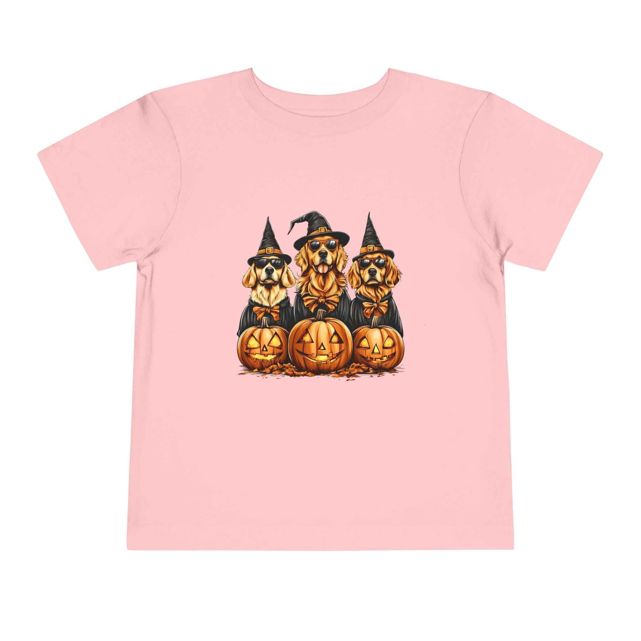 Halloween Puppy Witch Tee - Cute Toddler Shirt for Kids' Halloween Fun