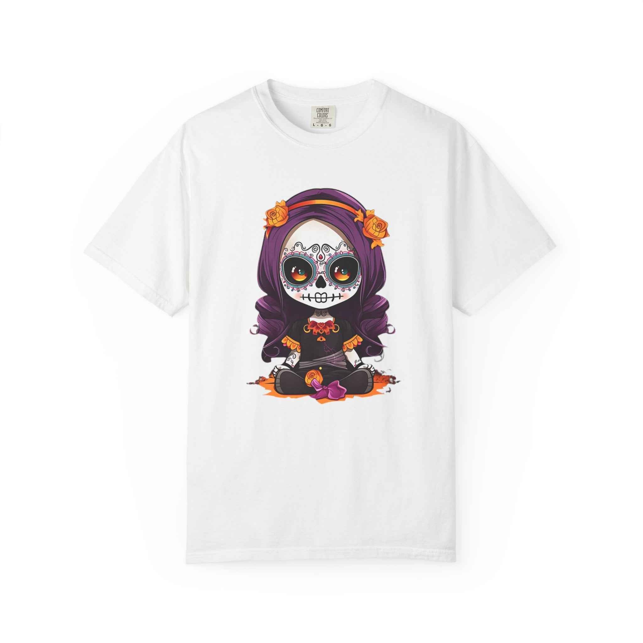 Dia de los Muertos T-Shirt - Vibrant Halloween Casual Wear