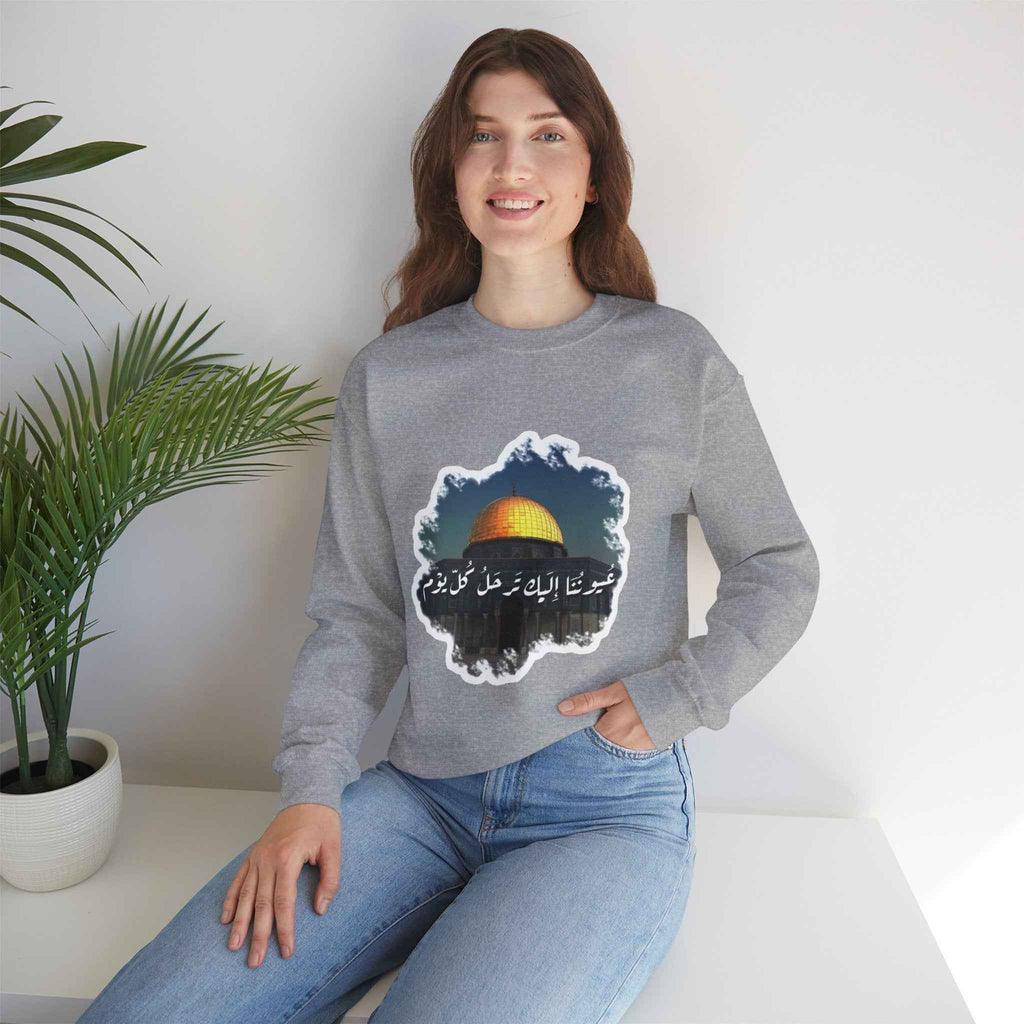 Palestine Best Sweatshirt - Heavy Blend Crewneck Palestine Sweatshirt