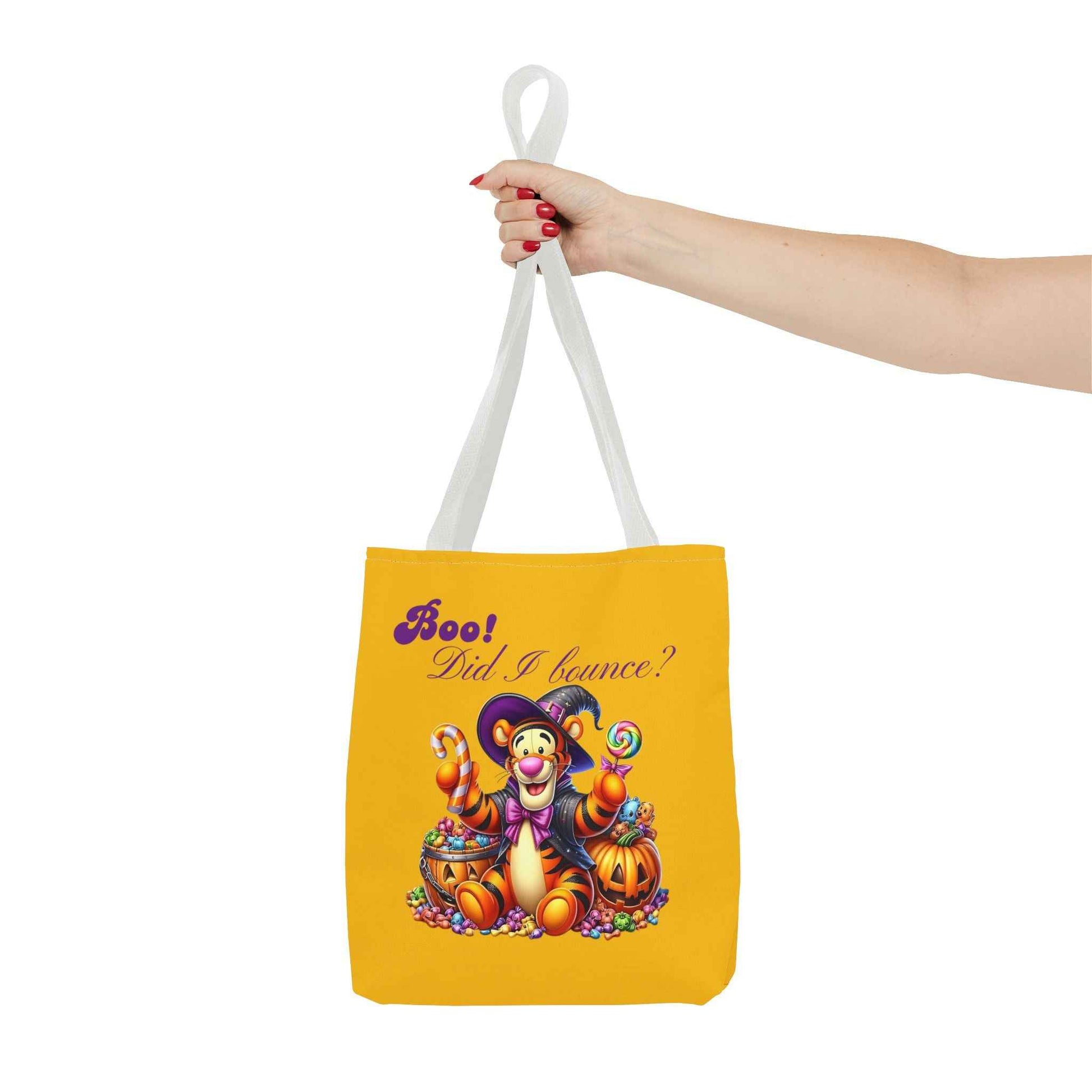 Halloween Tote Bag - Boo! Did I Bounce? Fun Trick or Treat Bag, Cute Gift for Halloween Lovers, Seasonal Shopping Bag, Fall Decor