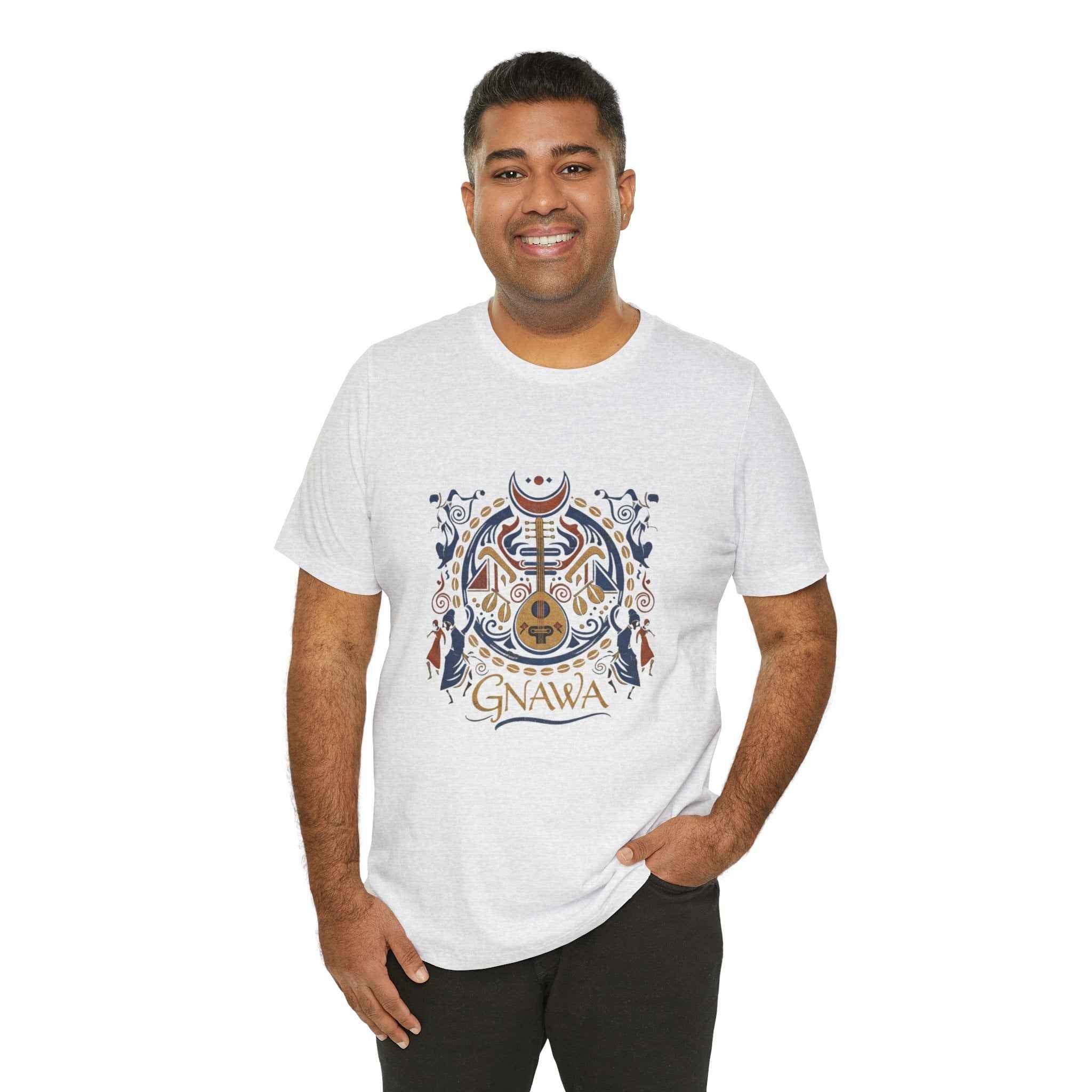 T-Shirt Gnawa Morocco Essaouira Short Sleeve Tee - Perfect Gnawa Morocco T-Shirt for Every Occasion