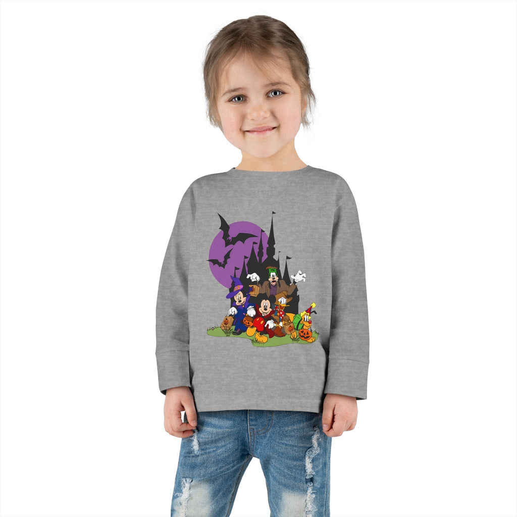 Toddler Halloween Tee - Long Sleeve Spooky Season Outfit, Ideal Trick or Treat Costume, Comfortable Kids Playwear