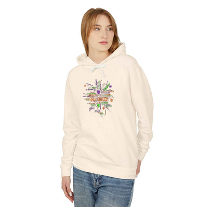 Colorful Lightweight Hooded Sweatshirt for Casual Wear, Gifts, and Festivals