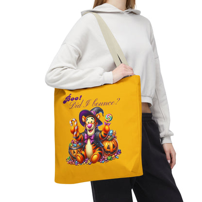 Halloween Tote Bag - Boo! Did I Bounce? Fun Trick or Treat Bag, Cute Gift for Halloween Lovers, Seasonal Shopping Bag, Fall Decor - Ghita Shop