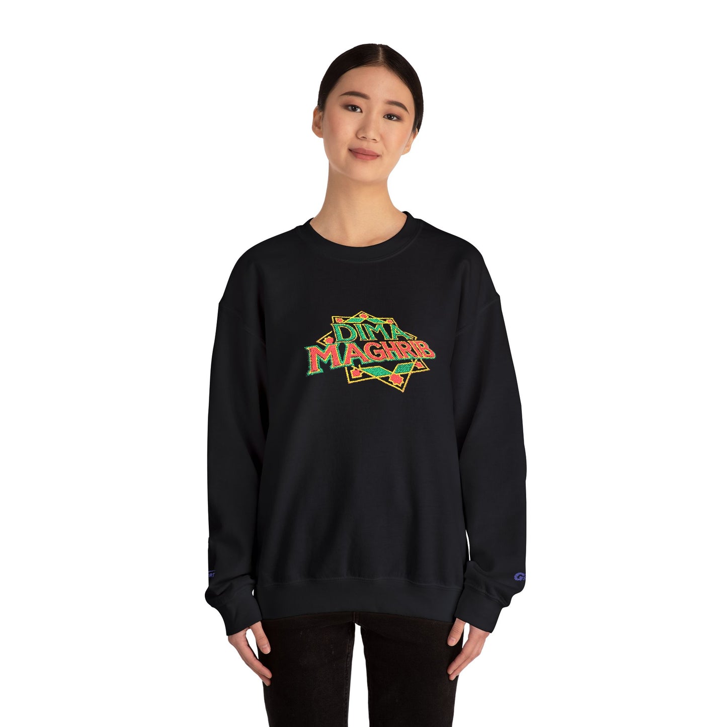 Día de Muertos Sweatshirt - Floral 'Dima Maghrb' Crewneck for Stylish Celebration - Ghita Shop