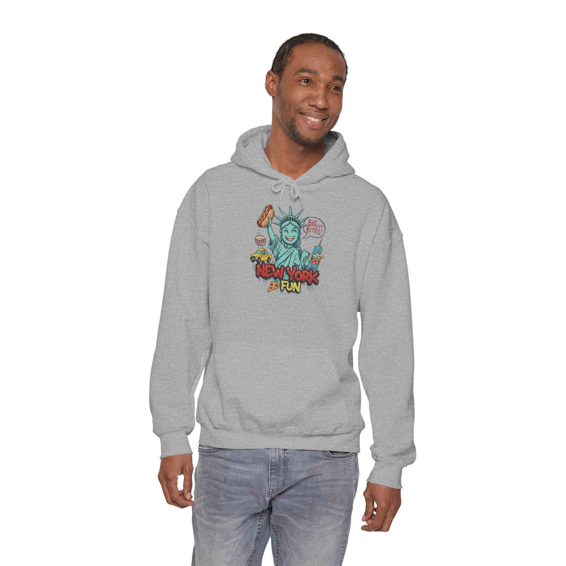 Fun New York Graphic Hoodie for Casual Days