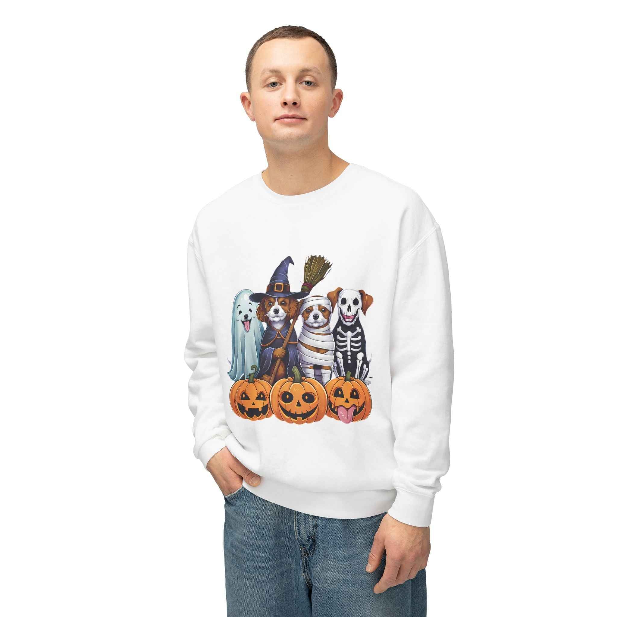 Halloween Dog Sweatshirt – Spooky Pet Crewneck for Your Furry Friend