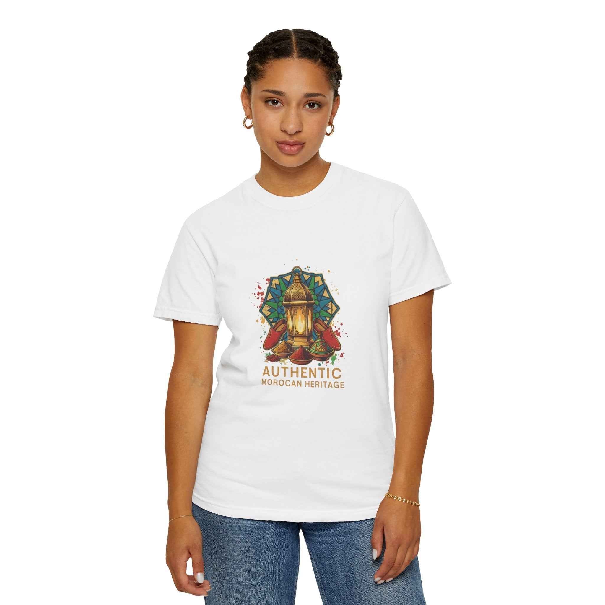 Moroccan Heritage T-Shirt - Celebrate Cultural Elegance and Style