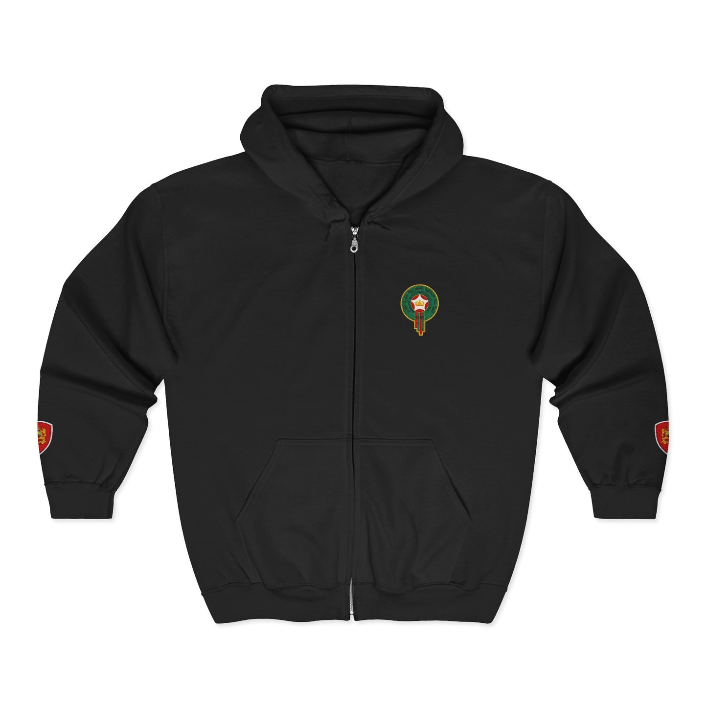 Morocco Pride Zip-Up Hoodie - Match Day Edition 🇲🇦