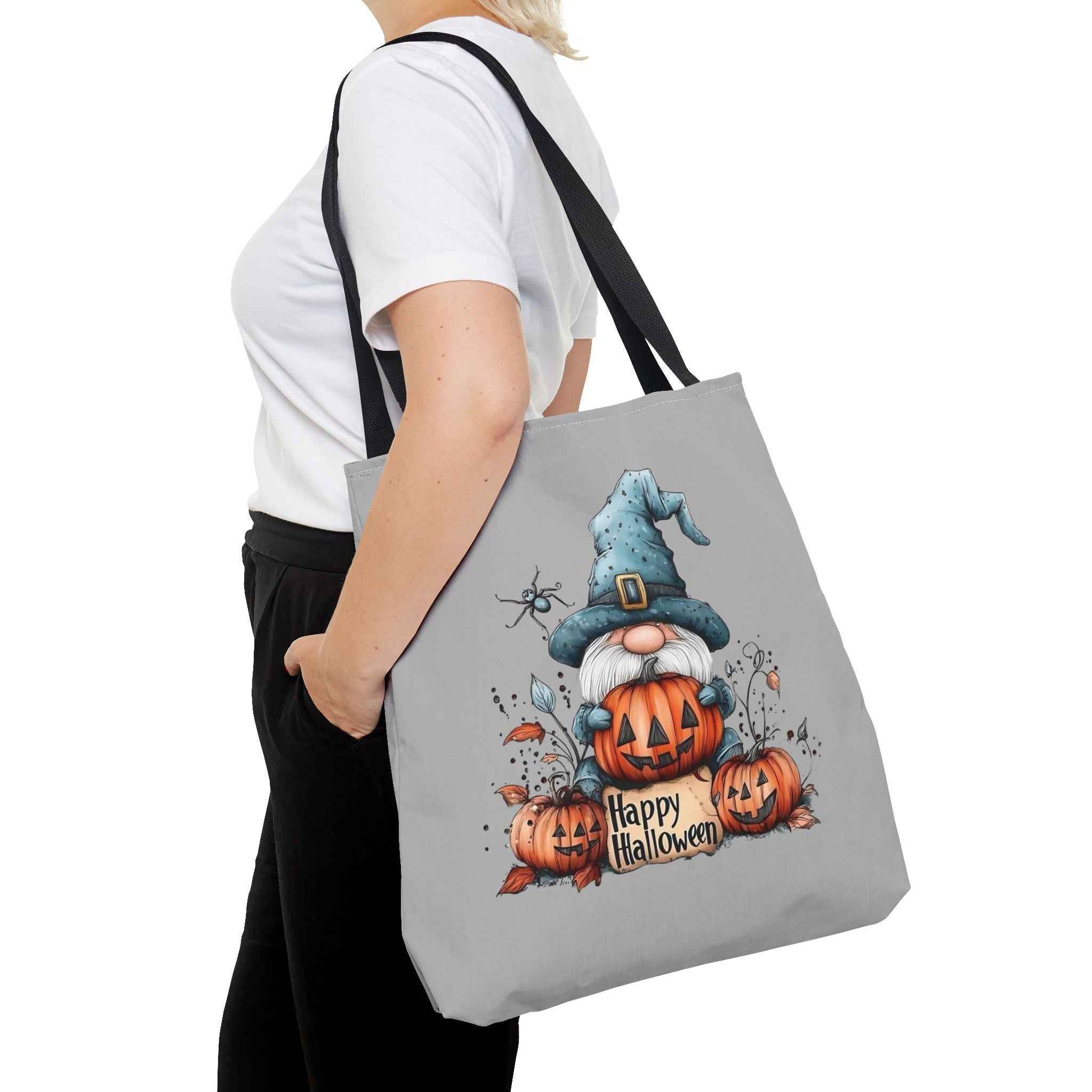 Halloween Mini Tote Bag - Spooky Pumpkin Design for Trick or Treating