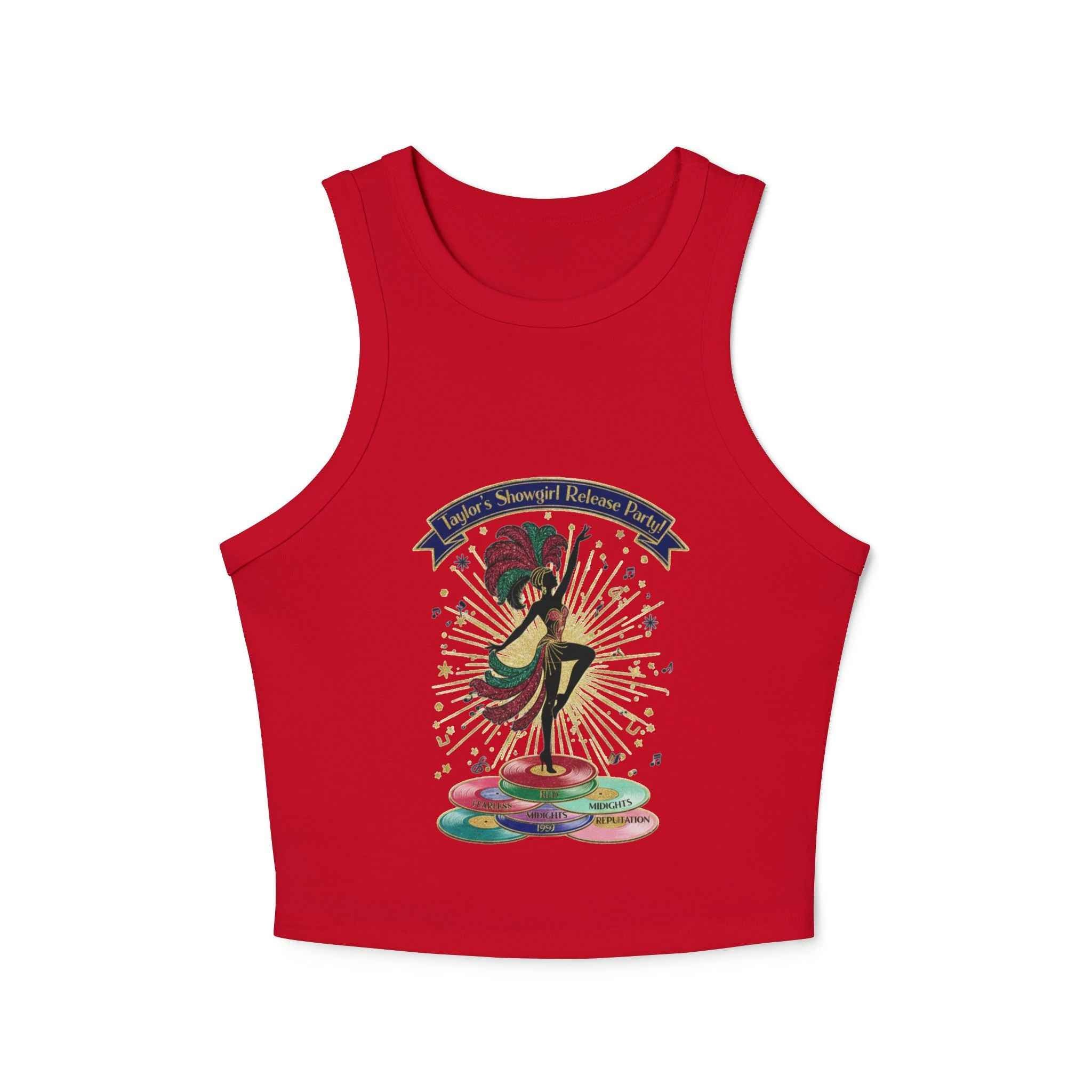 Showgirl Taylor Tank Top - Celebrate with Stylish Party Design