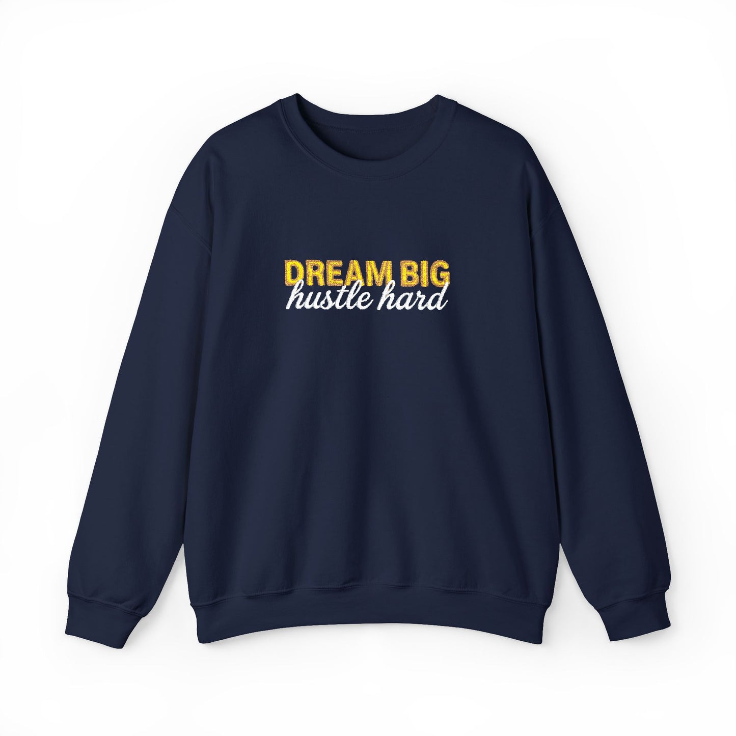 Dream Big Floral Sweatshirt - Inspirational Crewneck Pullover "Dream Big, Sparkle Fierce" - Ghita Shop