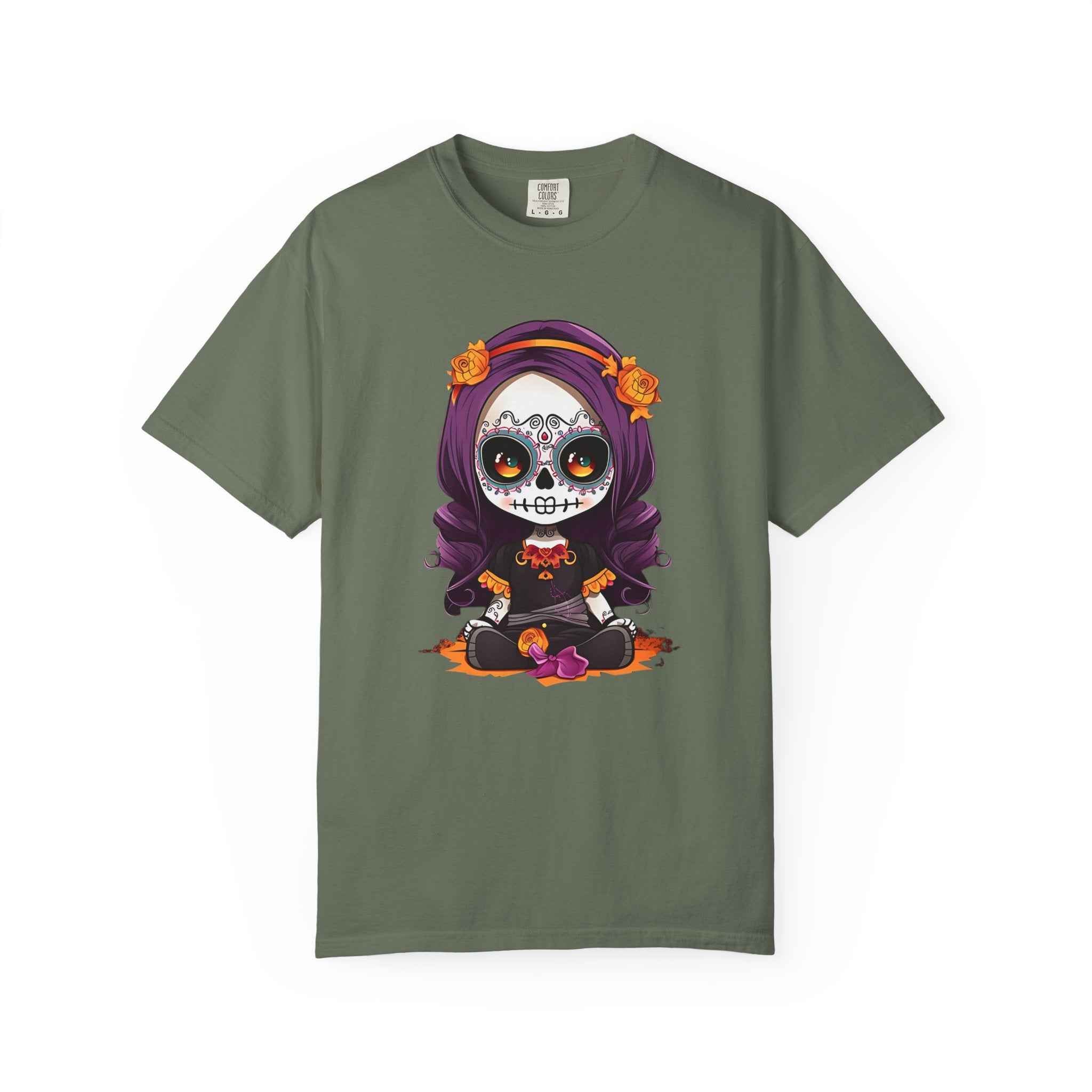 Dia de los Muertos T-Shirt - Vibrant Halloween Casual Wear
