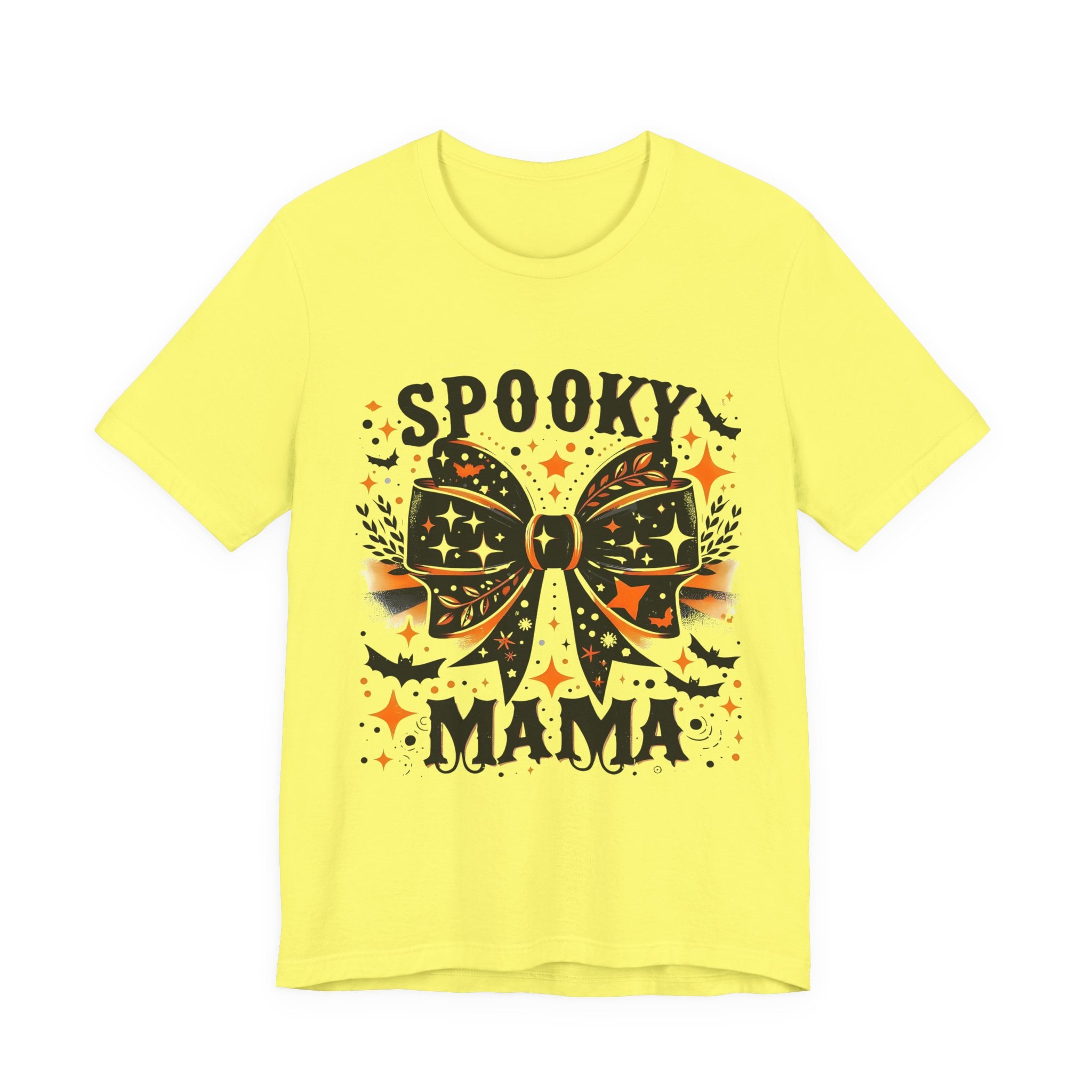 Spooky Mama T-Shirt - Unisex Jersey Tee for Halloween, Family Events, Gifts for Moms, Autumn Fashion, Casual Wear