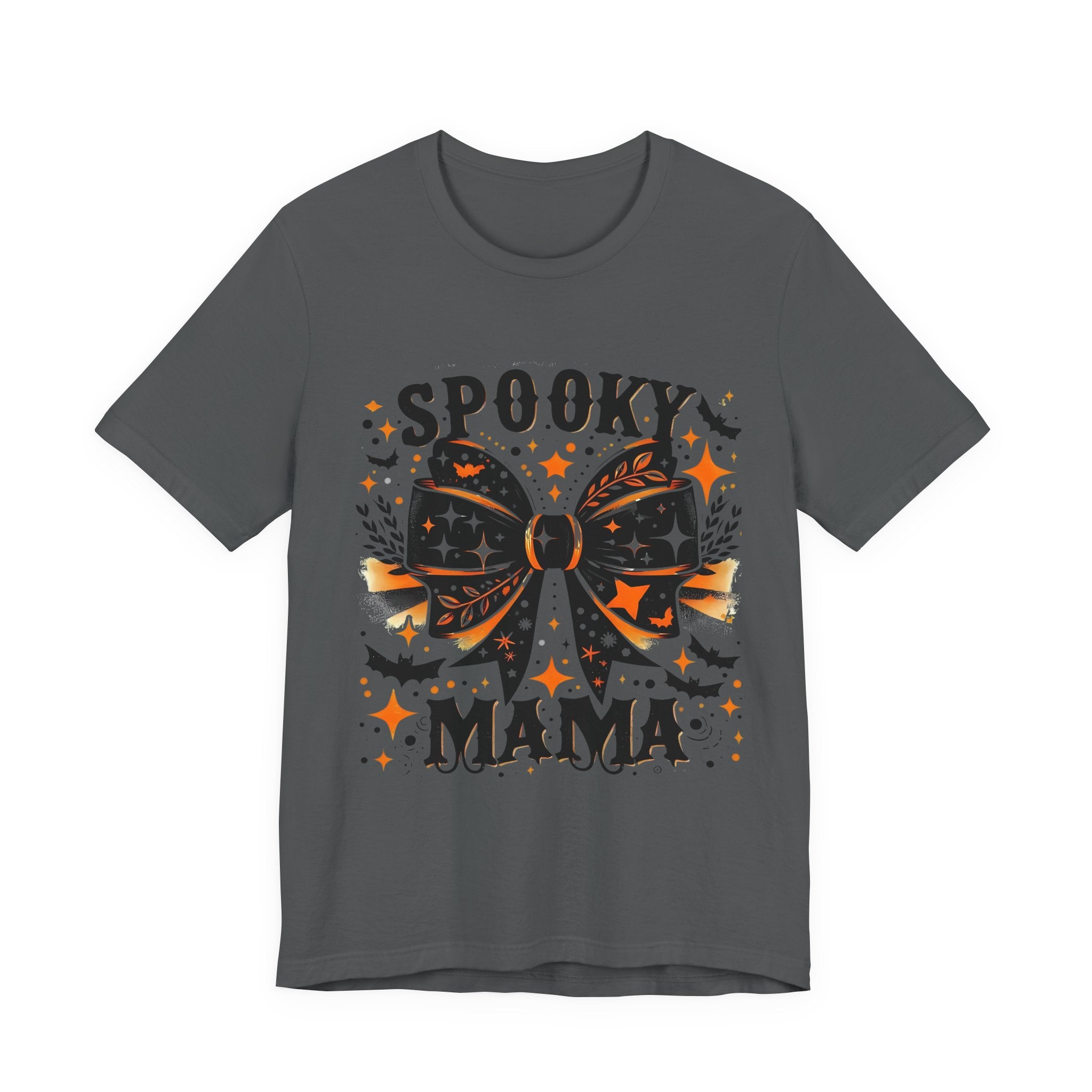 Spooky Mama T-Shirt - Unisex Jersey Tee for Halloween, Family Events, Gifts for Moms, Autumn Fashion, Casual Wear