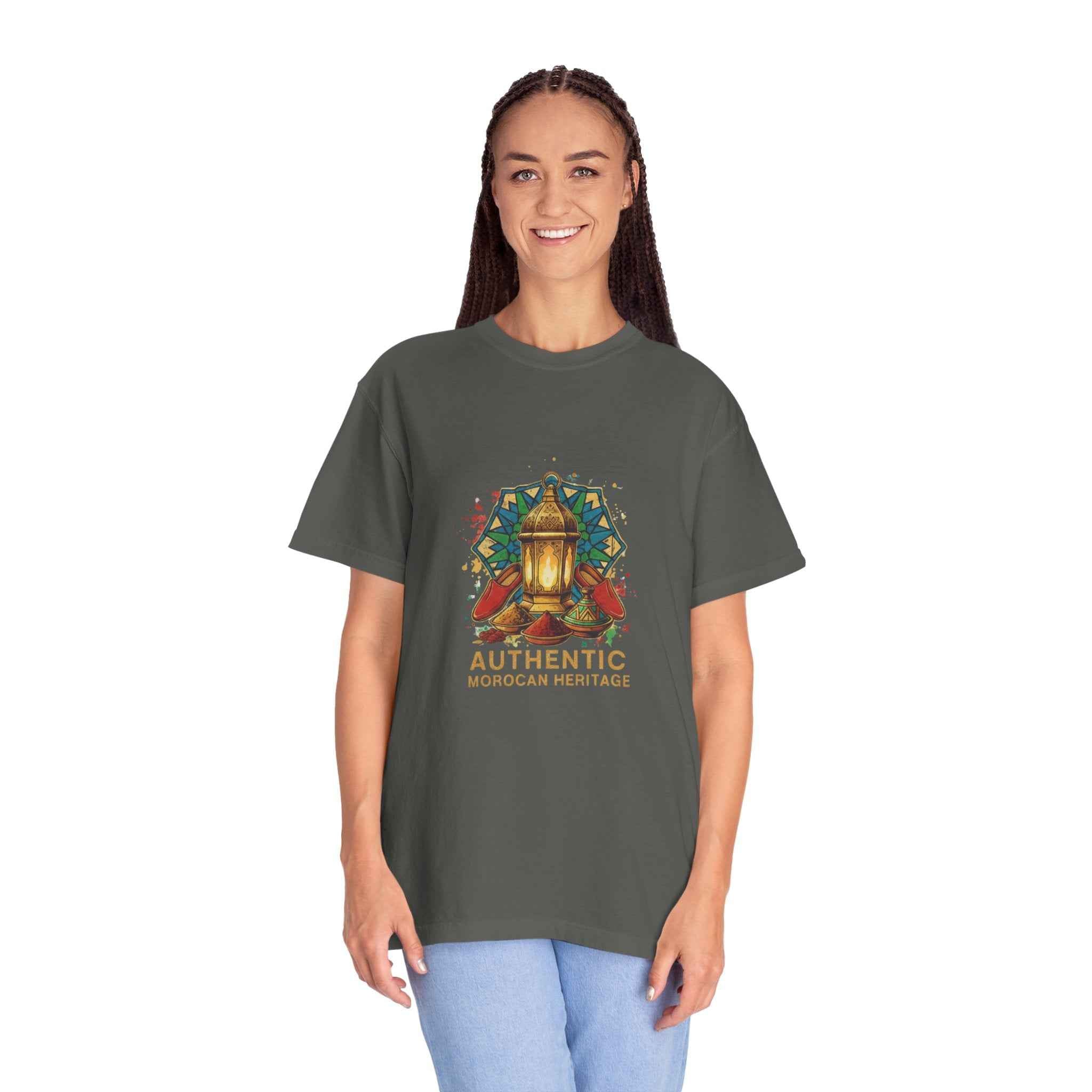 Moroccan Heritage T-Shirt - Celebrate Cultural Elegance and Style